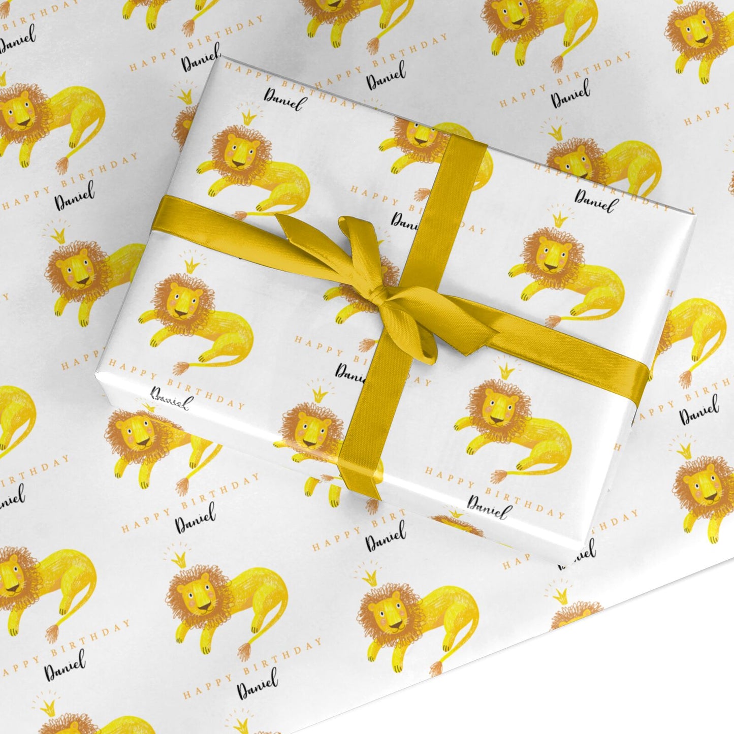 Custom Lion Custom Wrapping Paper