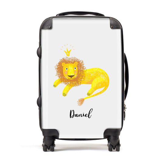 Custom Lion Suitcase