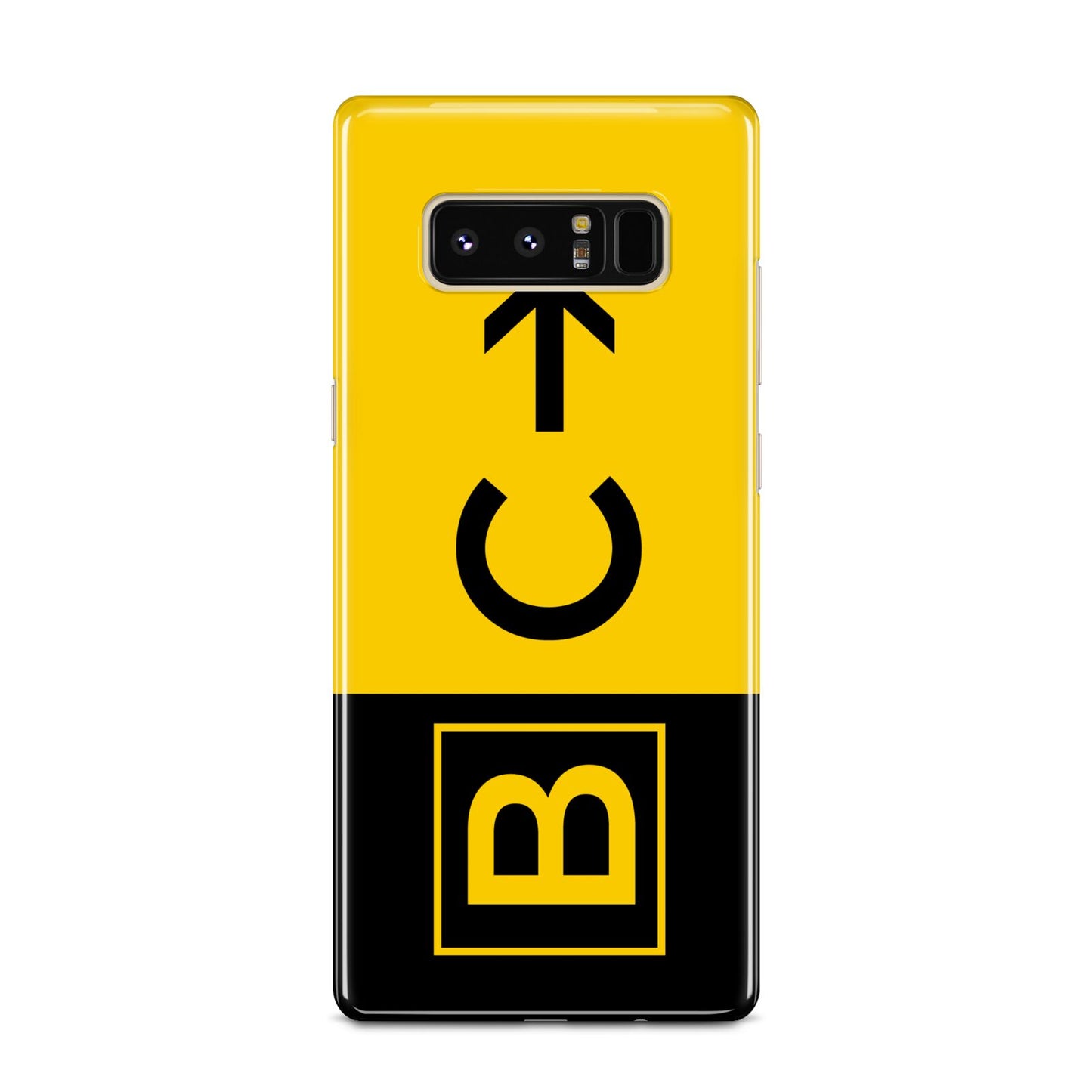 Custom Location Direction Airport Sign Samsung Galaxy Note 8 Case