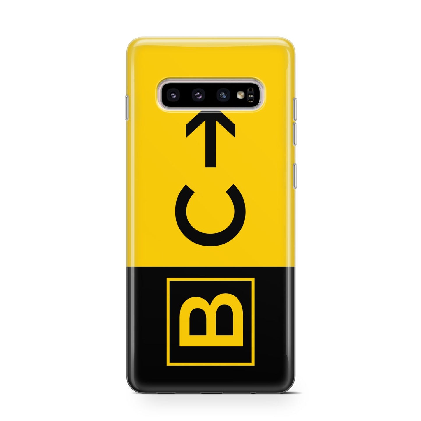 Custom Location Direction Airport Sign Samsung Galaxy S10 Case