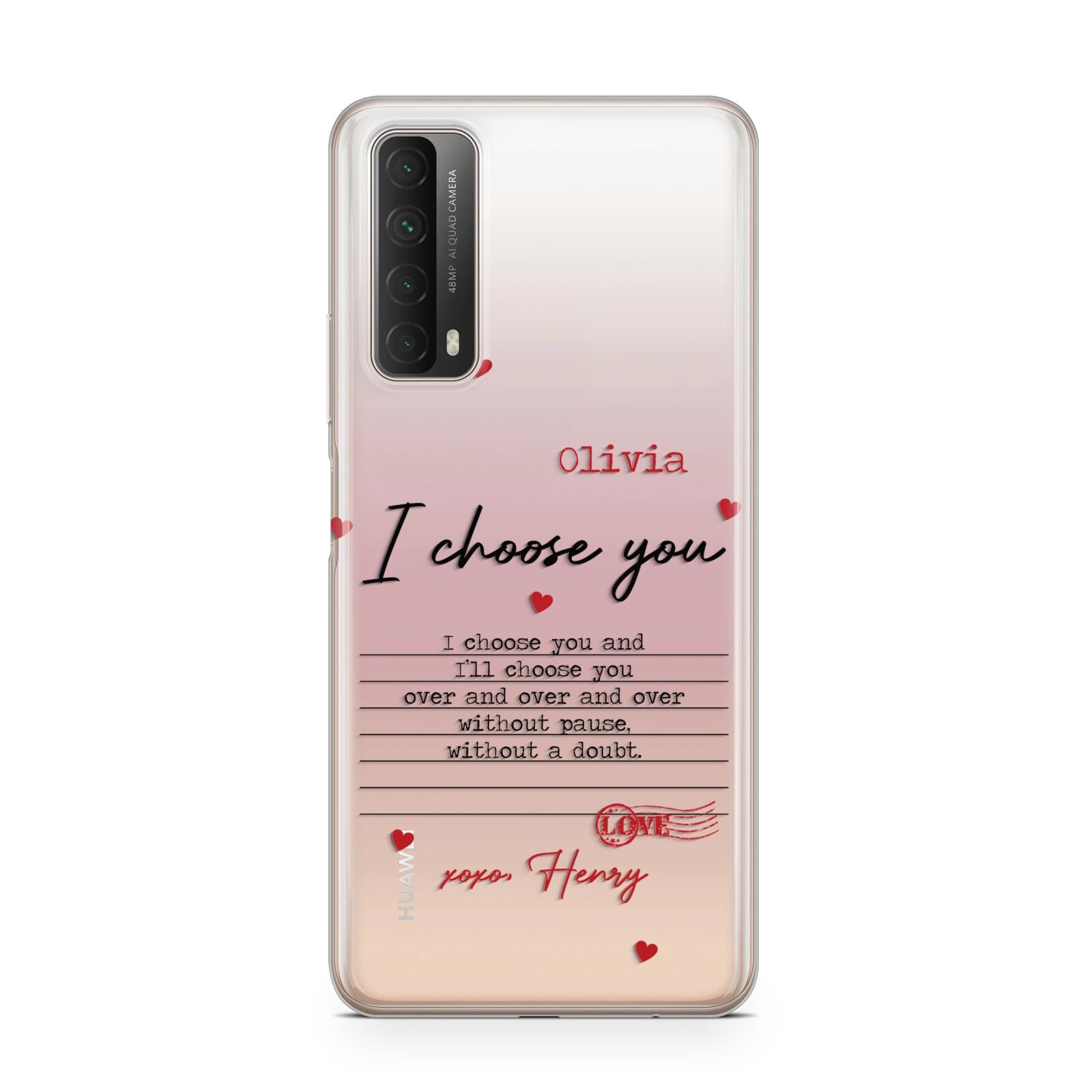 Custom Love Letter Huawei P Smart 2021