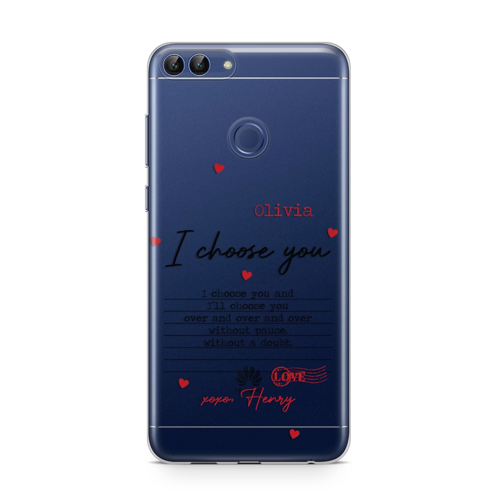 Custom Love Letter Huawei P Smart Case