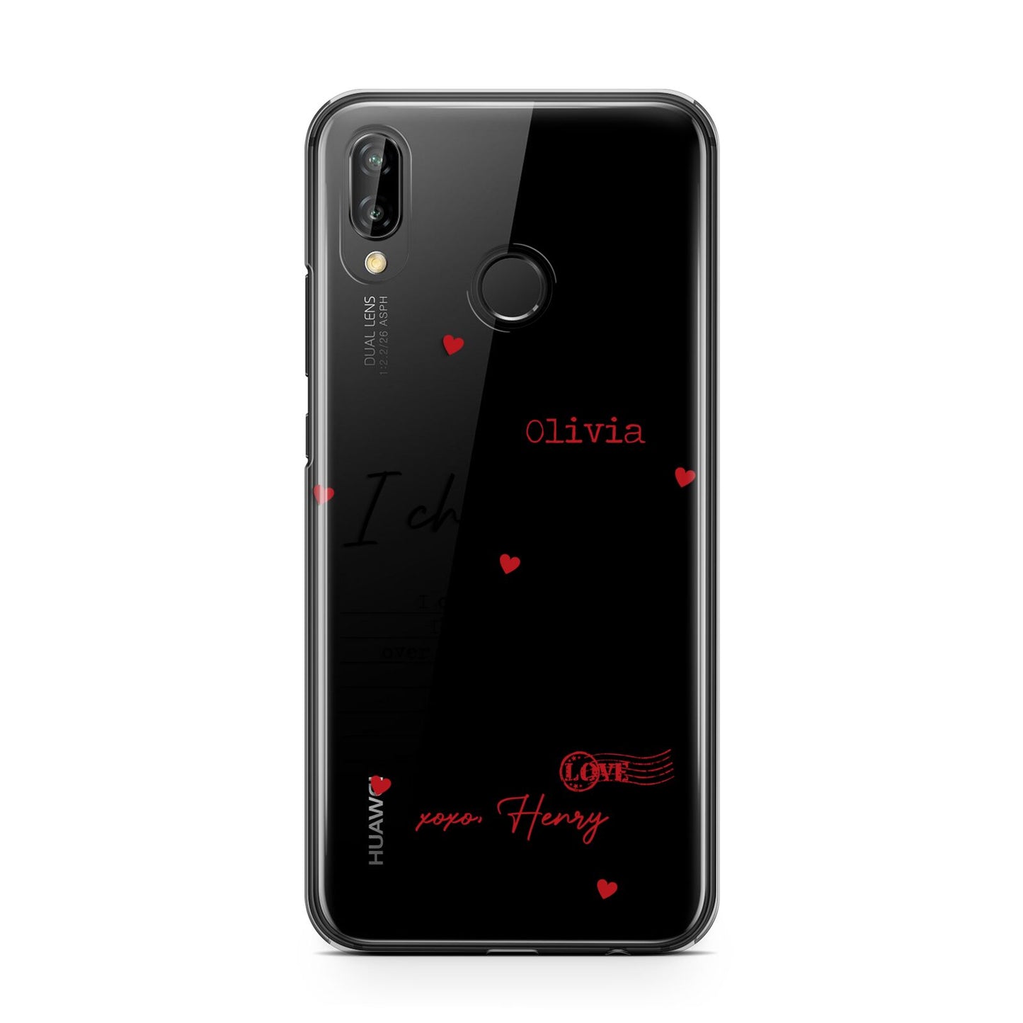 Custom Love Letter Huawei P20 Lite Phone Case