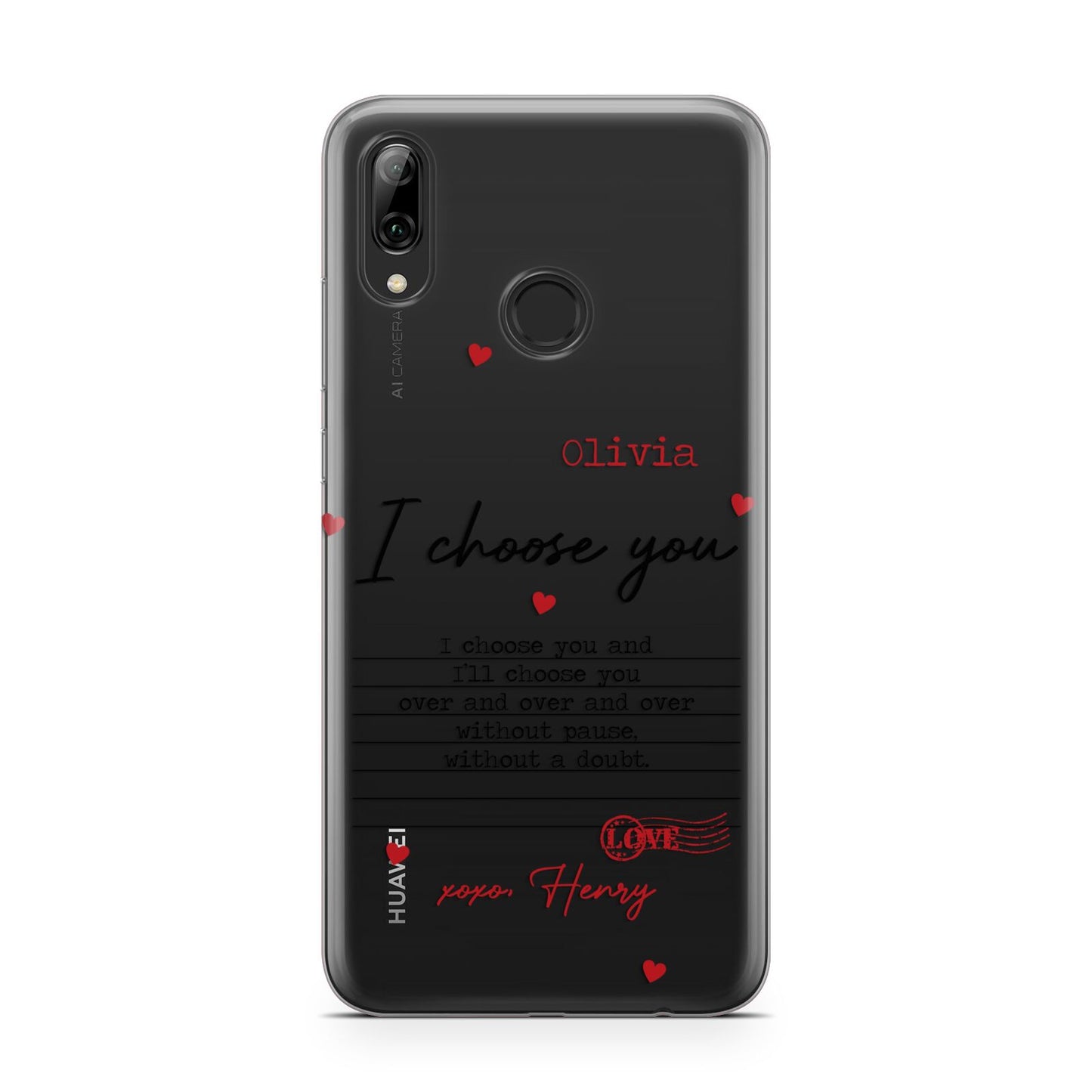 Custom Love Letter Huawei Y7 2019