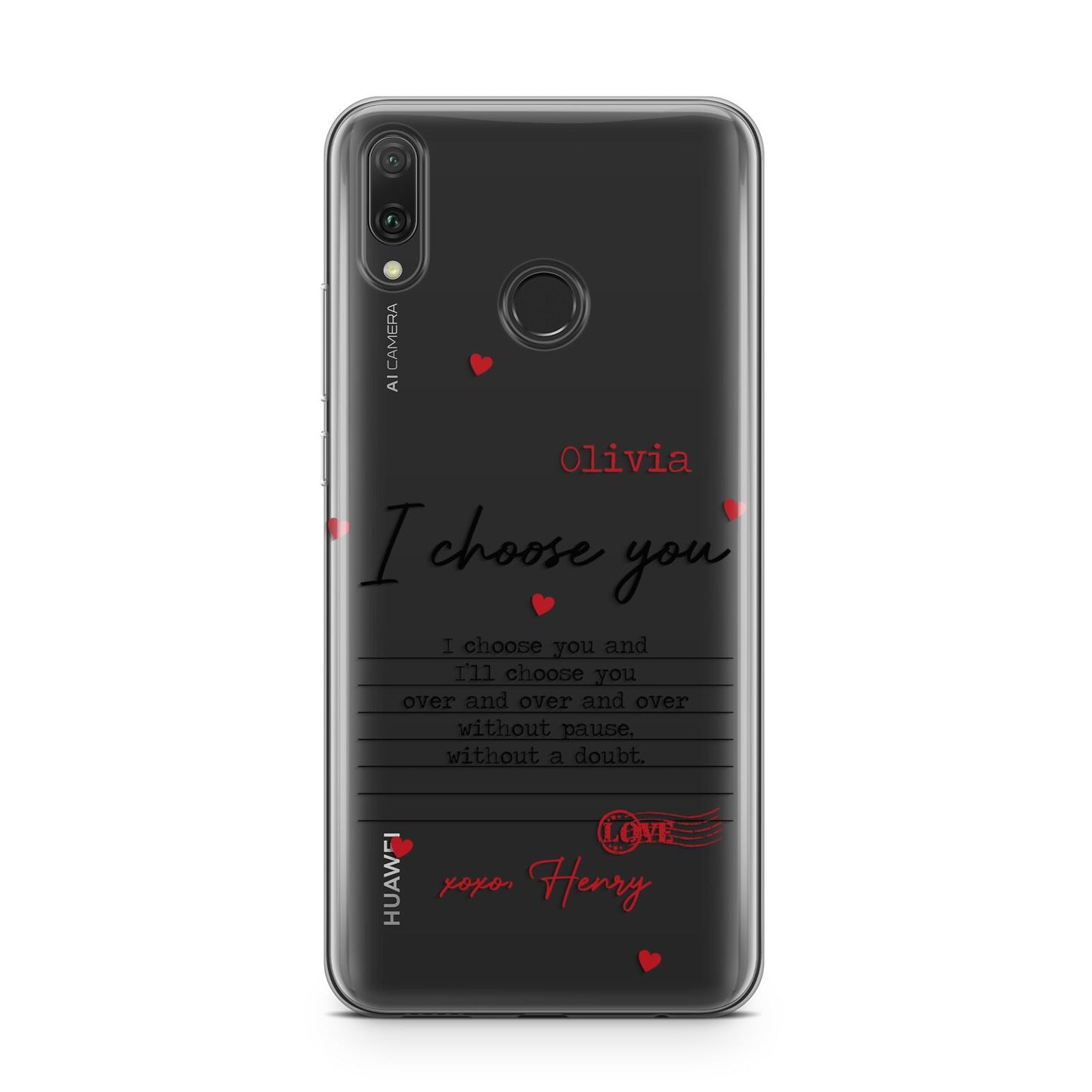 Custom Love Letter Huawei Y9 2019