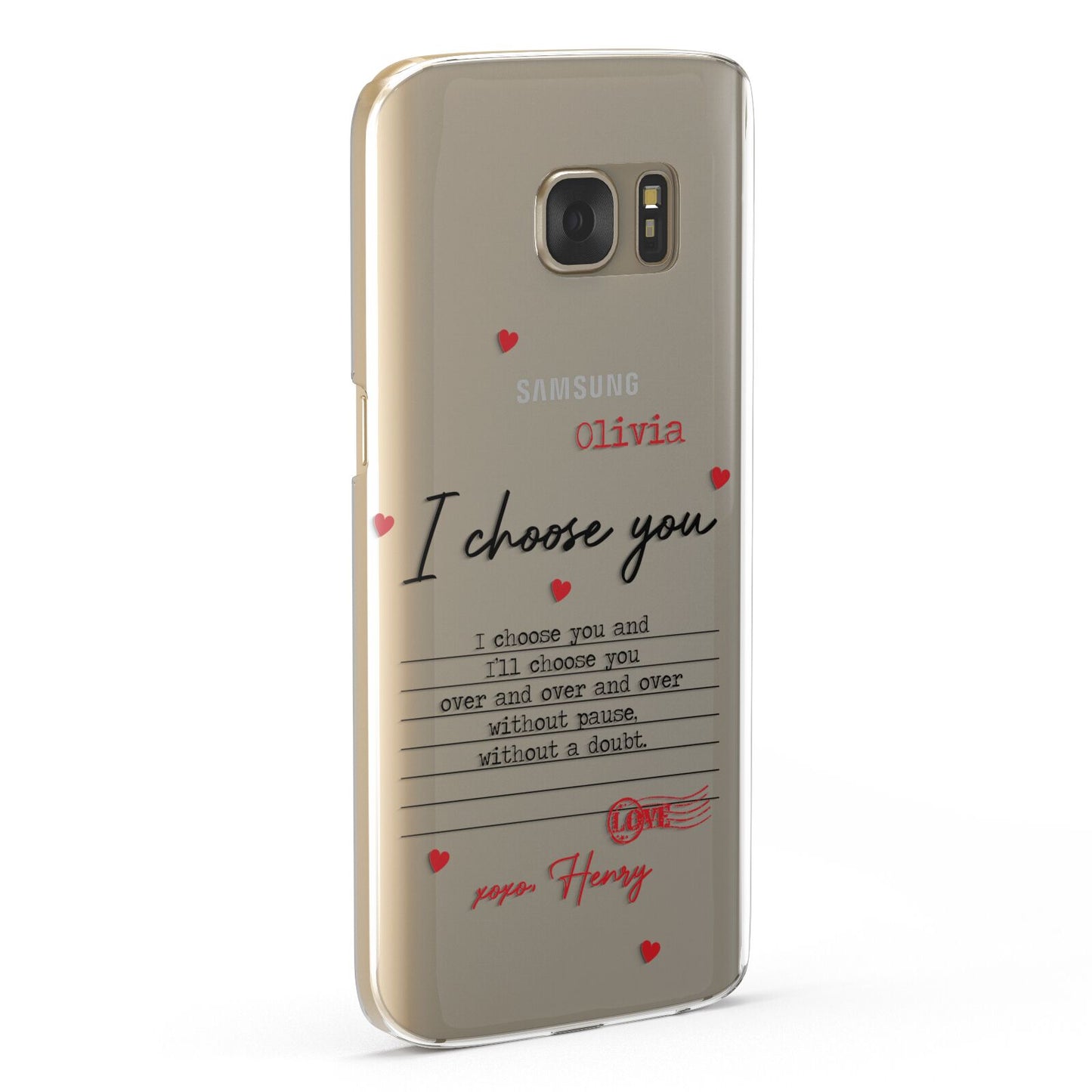 Custom Love Letter Samsung Galaxy Case Fourty Five Degrees