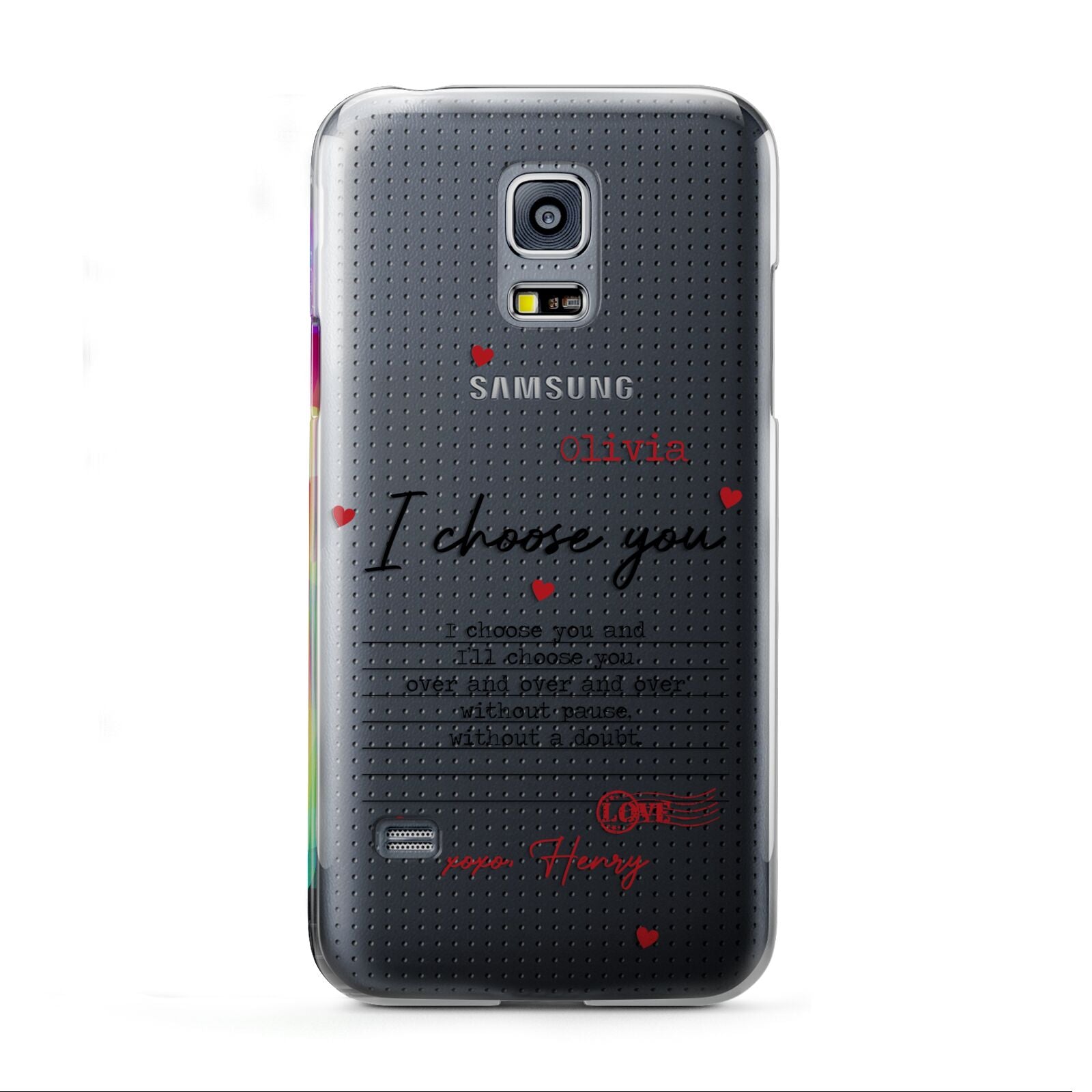 Custom Love Letter Samsung Galaxy S5 Mini Case