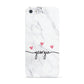 Custom Marble with Handwriting Text Apple iPhone 5 Case