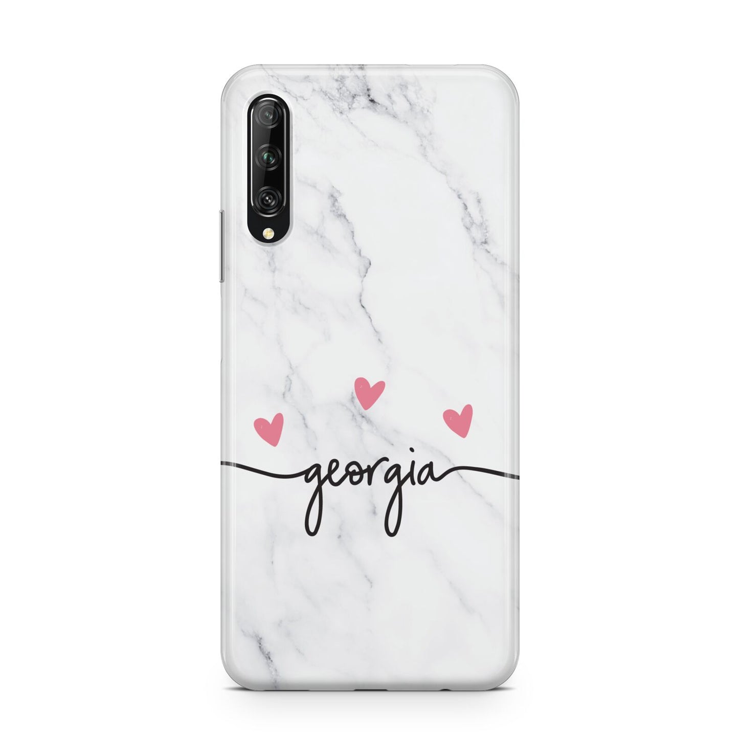 Custom Marble with Handwriting Text Huawei P Smart Pro 2019