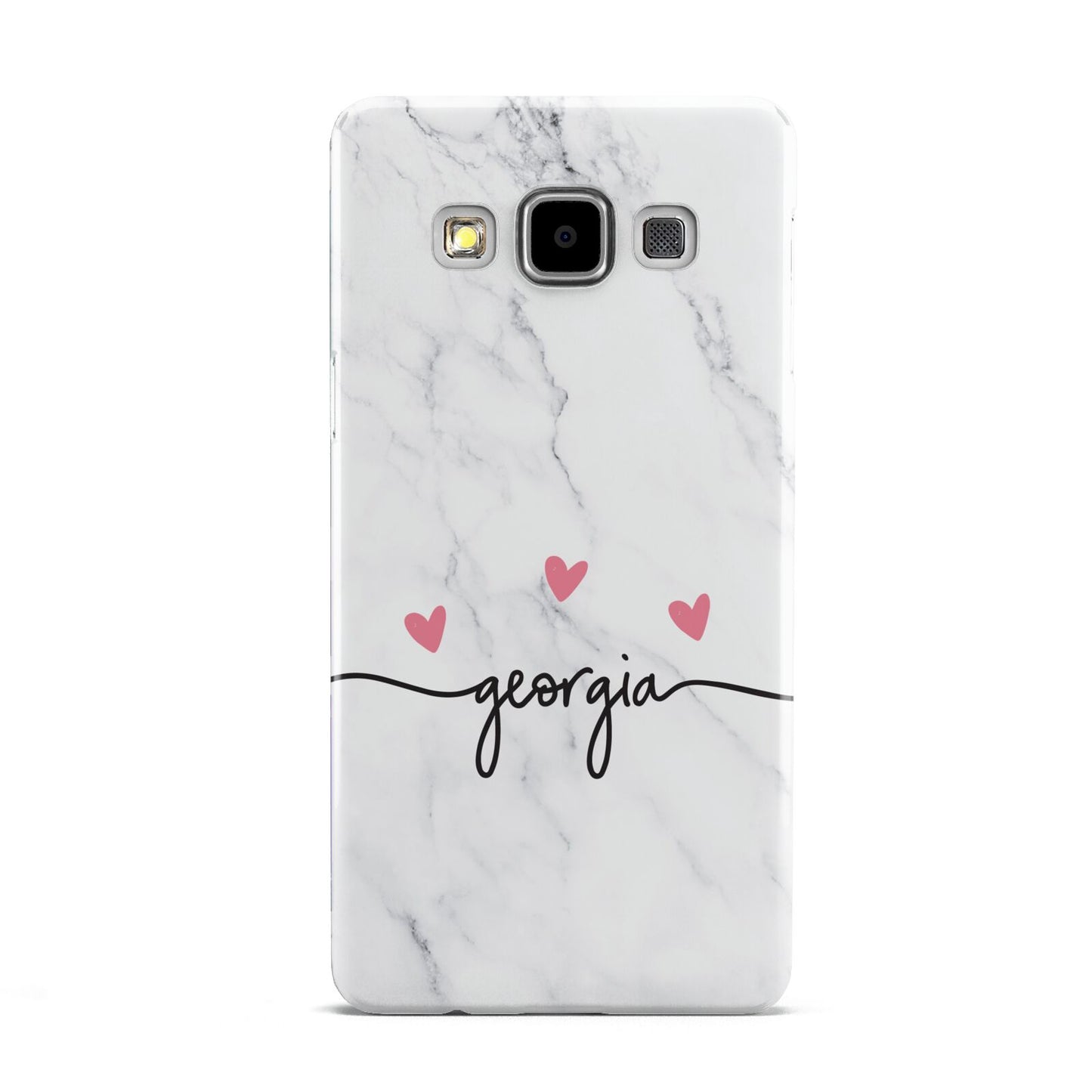 Custom Marble with Handwriting Text Samsung Galaxy A5 Case