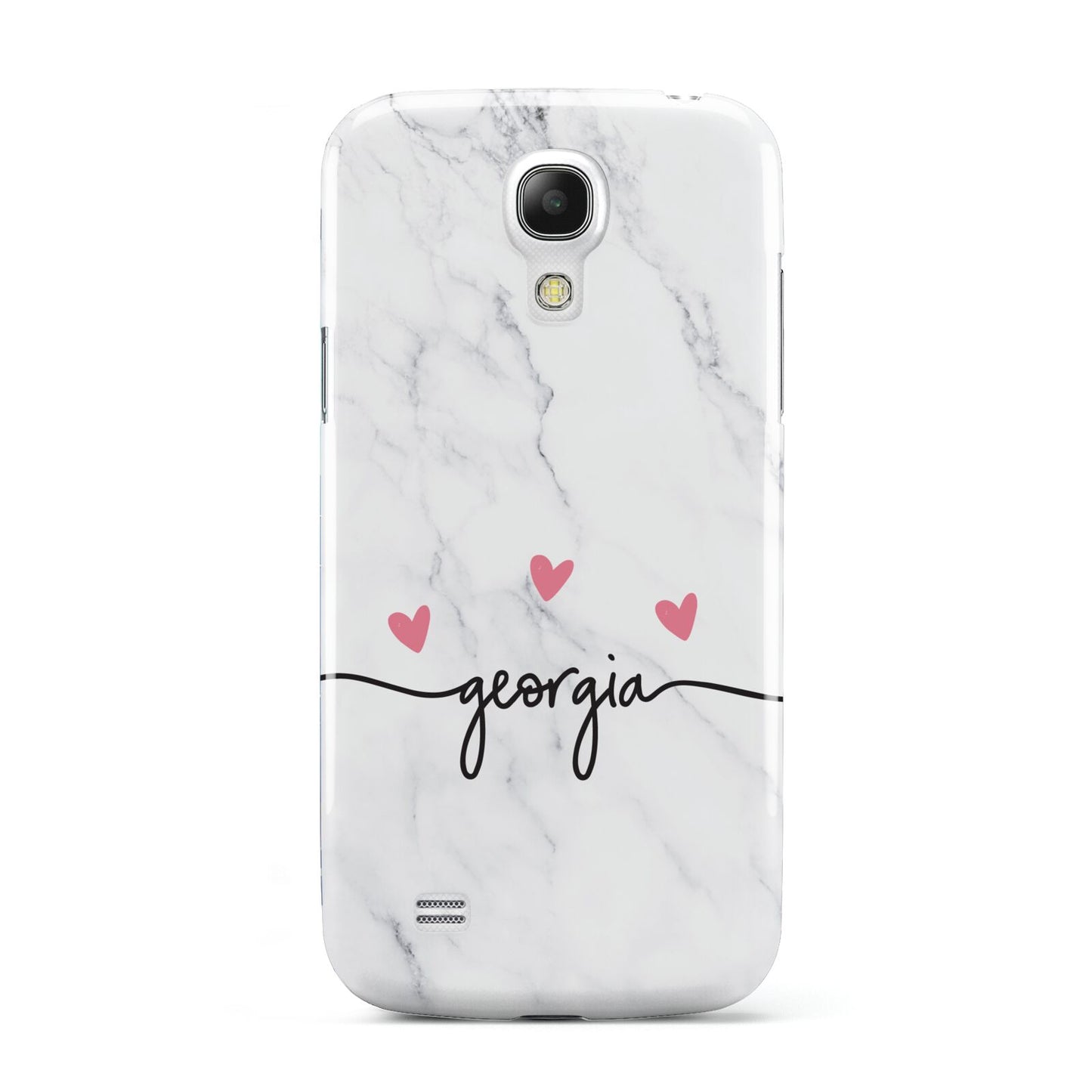 Custom Marble with Handwriting Text Samsung Galaxy S4 Mini Case