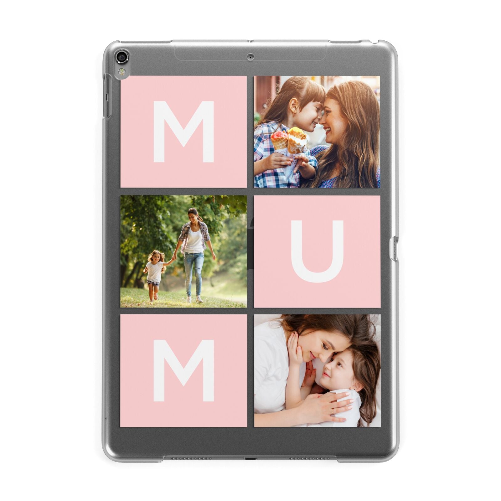 Custom Mothers Day Photo Apple iPad Grey Case