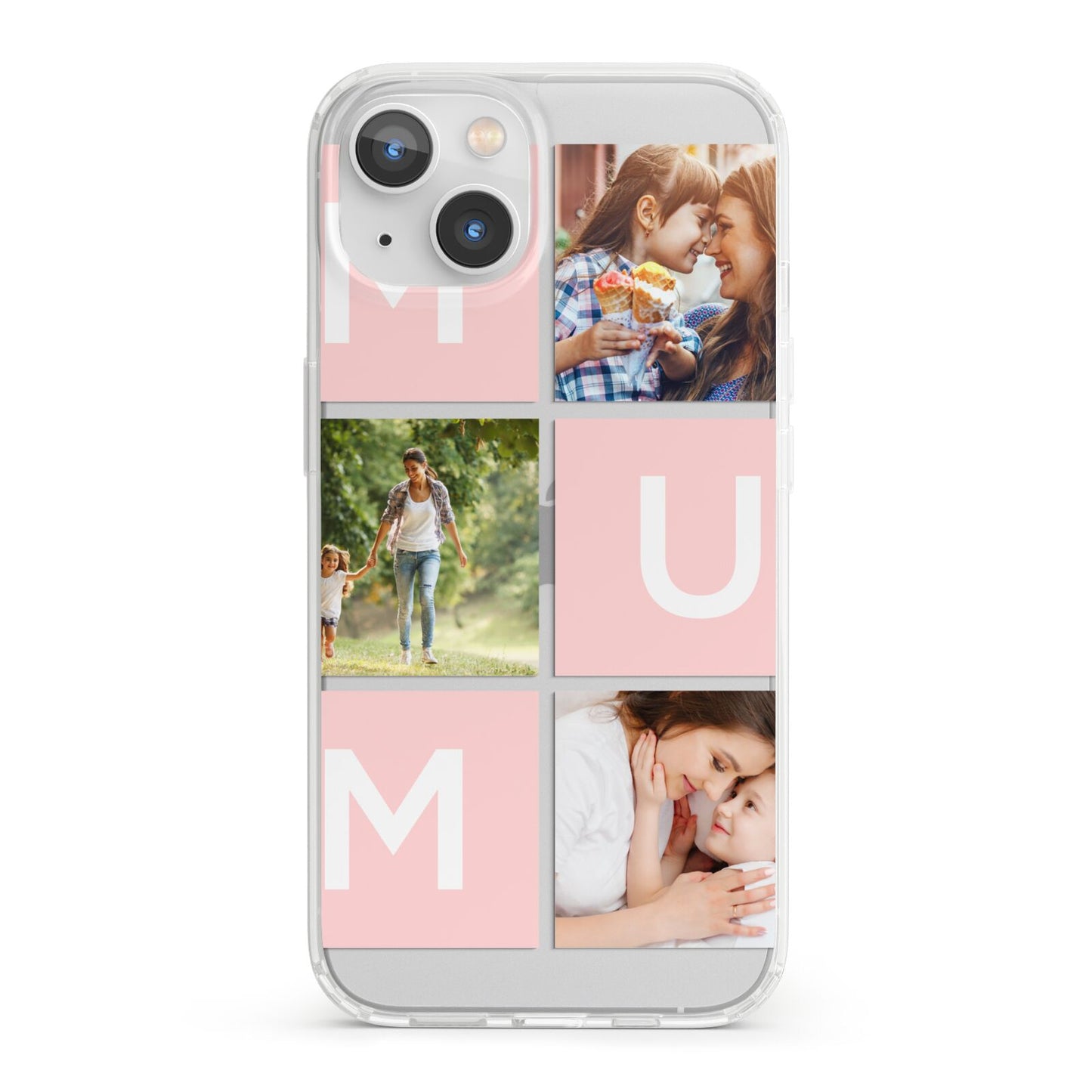 Custom Mothers Day Photo iPhone 13 Clear Bumper Case