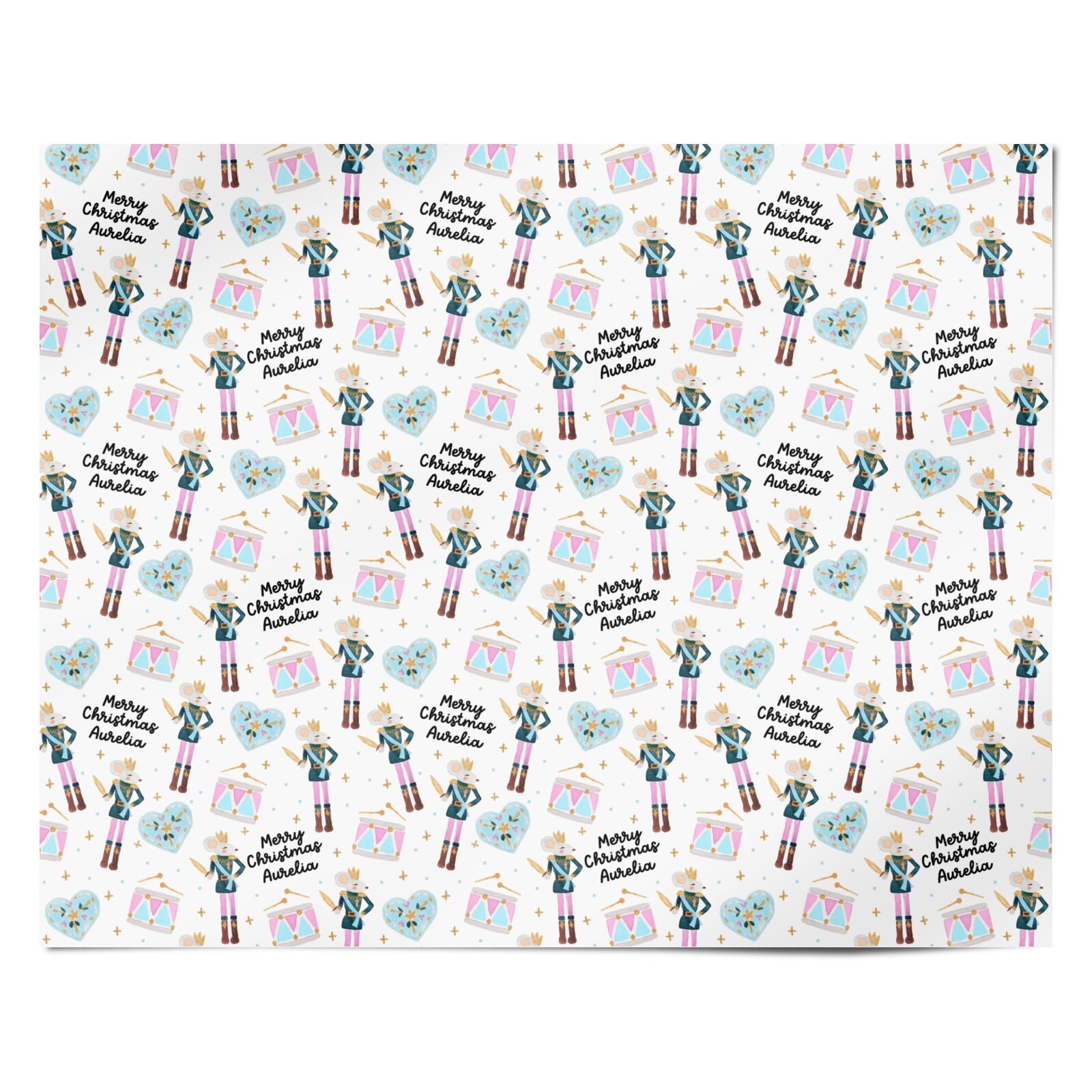 Custom Mouse King Personalised Wrapping Paper Alternative