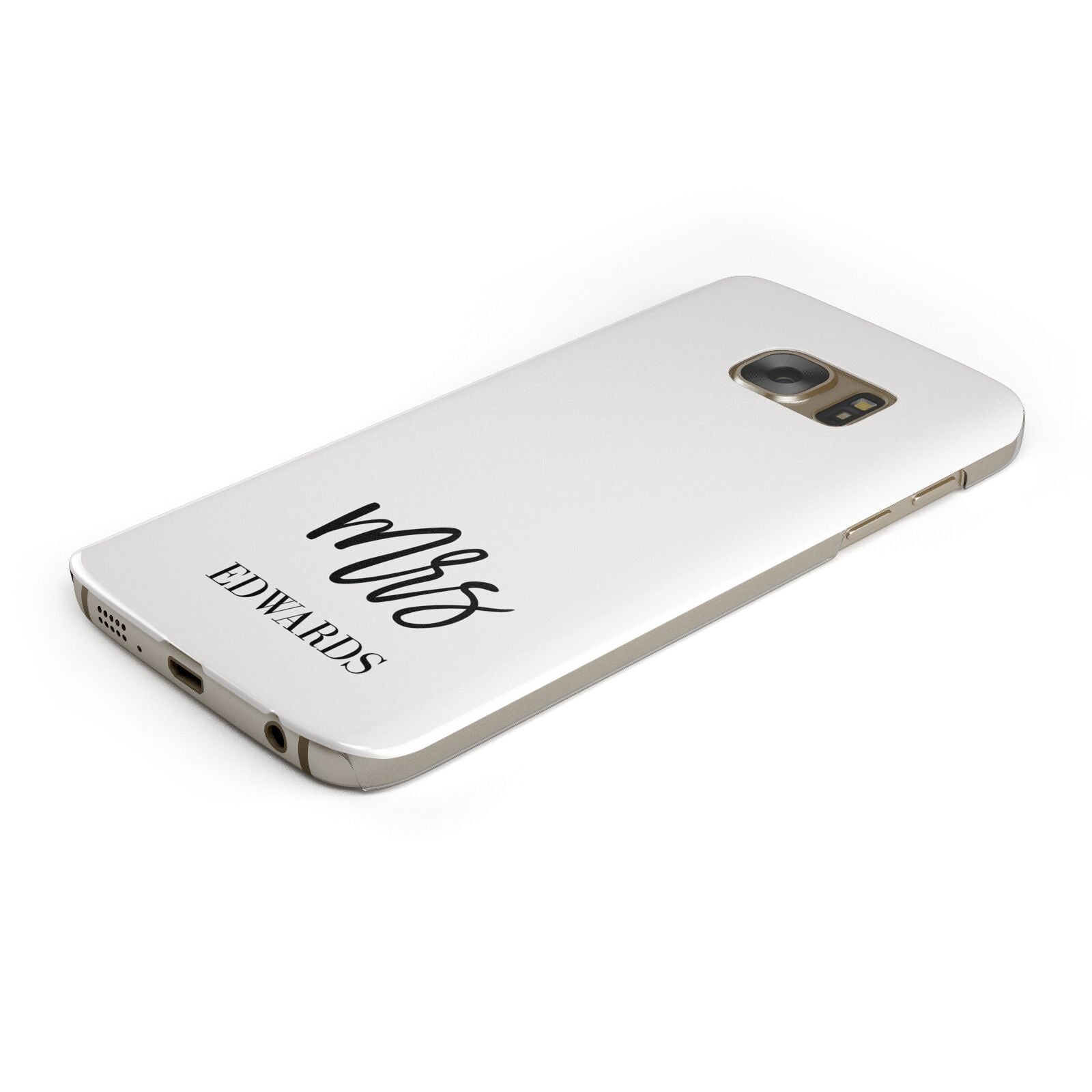 Custom Mrs Protective Samsung Galaxy Case Angled Image