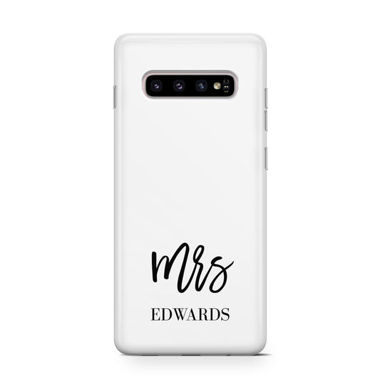 Custom Mrs Protective Samsung Galaxy Case