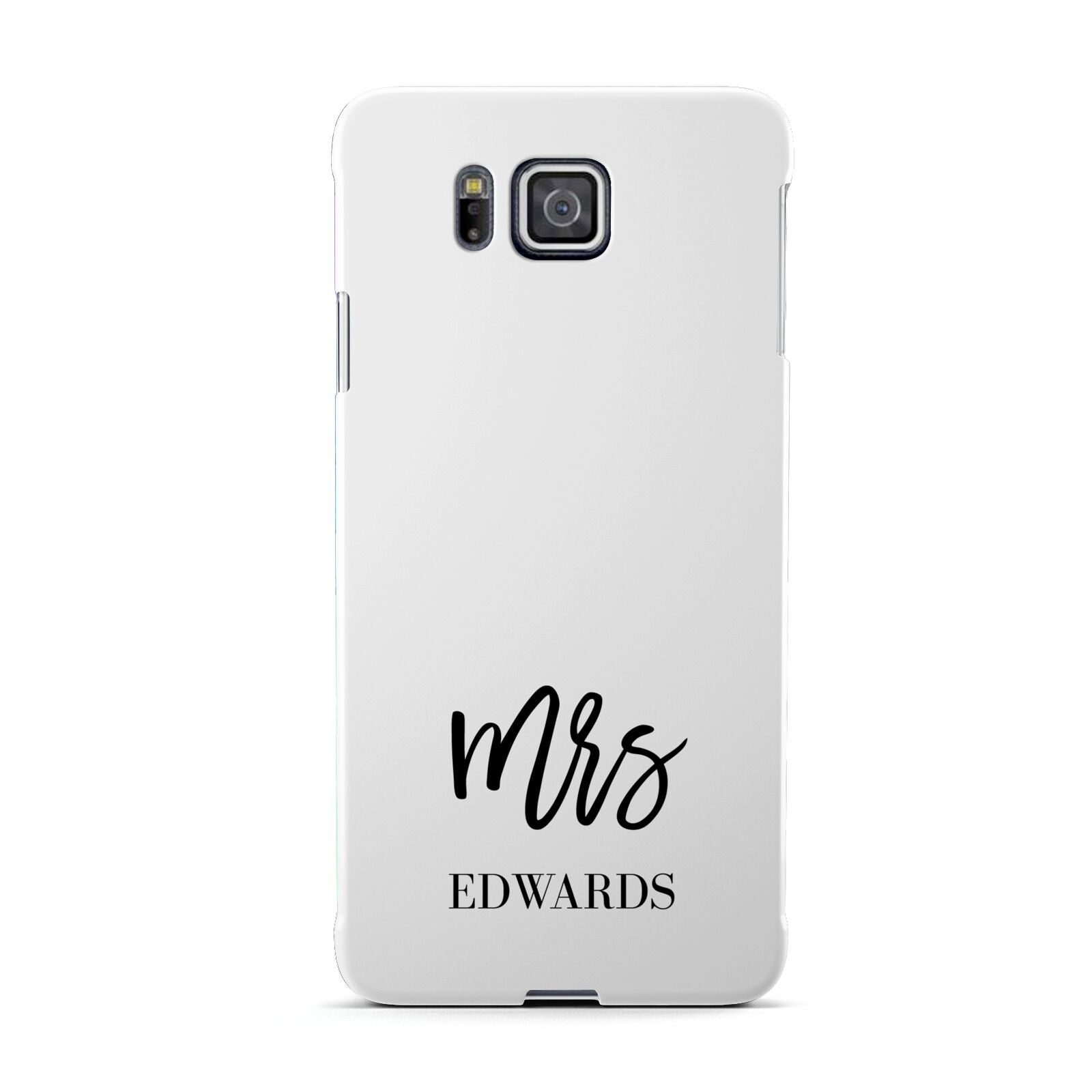 Custom Mrs Samsung Galaxy Alpha Case