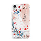 Custom Name Floral Bouquet Apple iPhone XR White 3D Tough Case