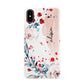 Custom Name Floral Bouquet Apple iPhone XS 3D Snap Case