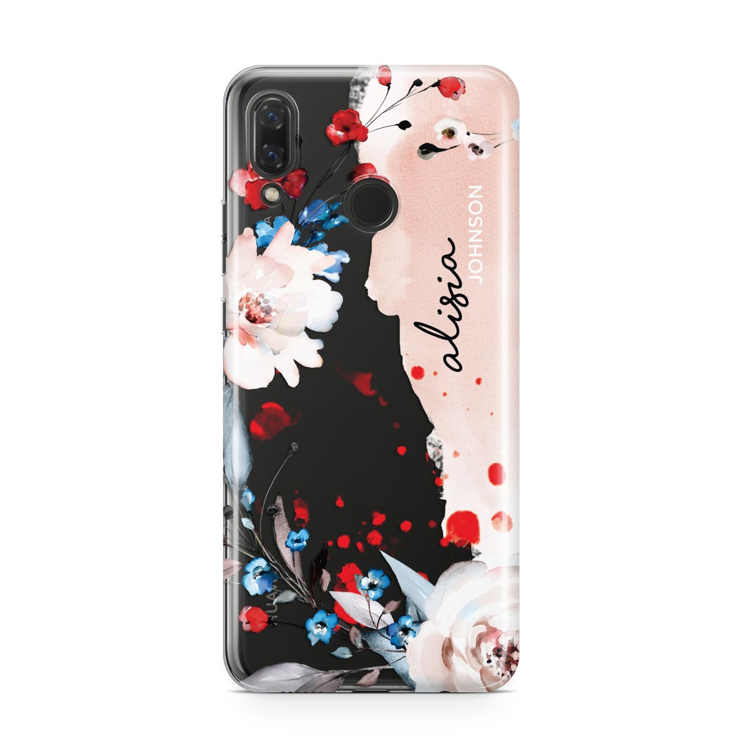 Custom Name Floral Bouquet Huawei Nova 3 Phone Case