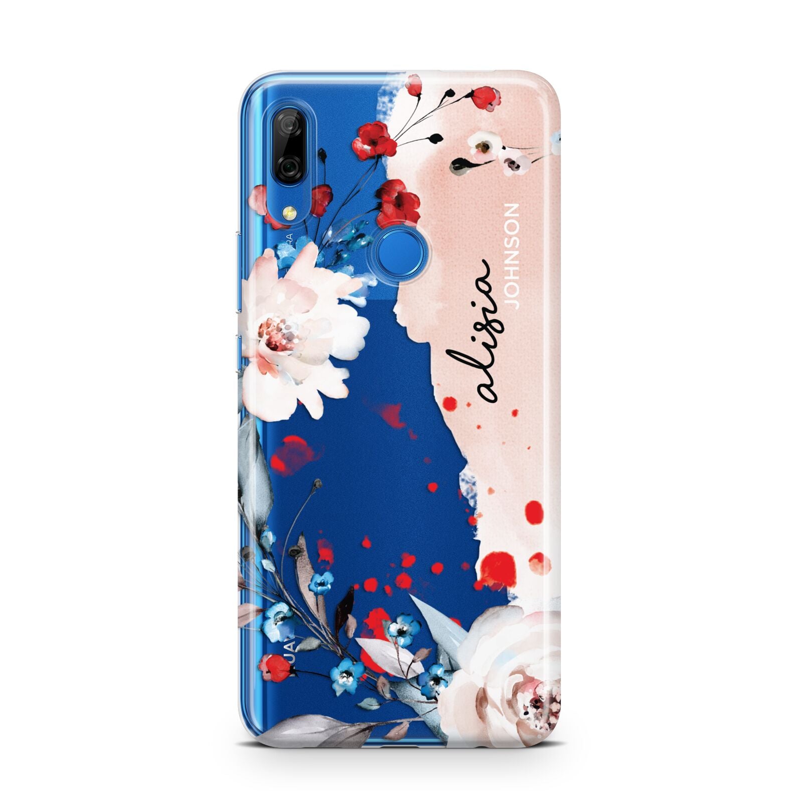 Custom Name Floral Bouquet Huawei P Smart Z