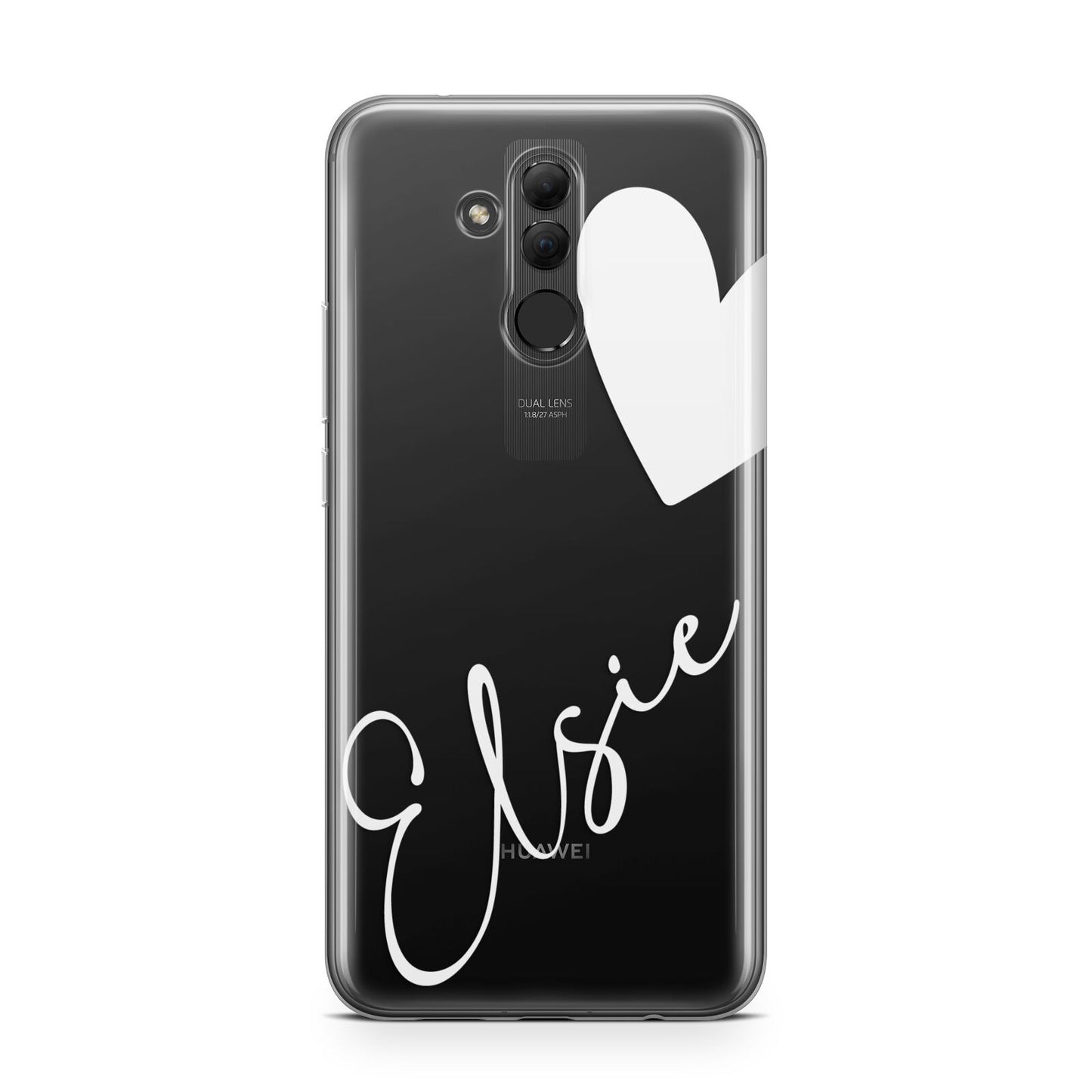 Custom Name Heart Huawei Mate 20 Lite