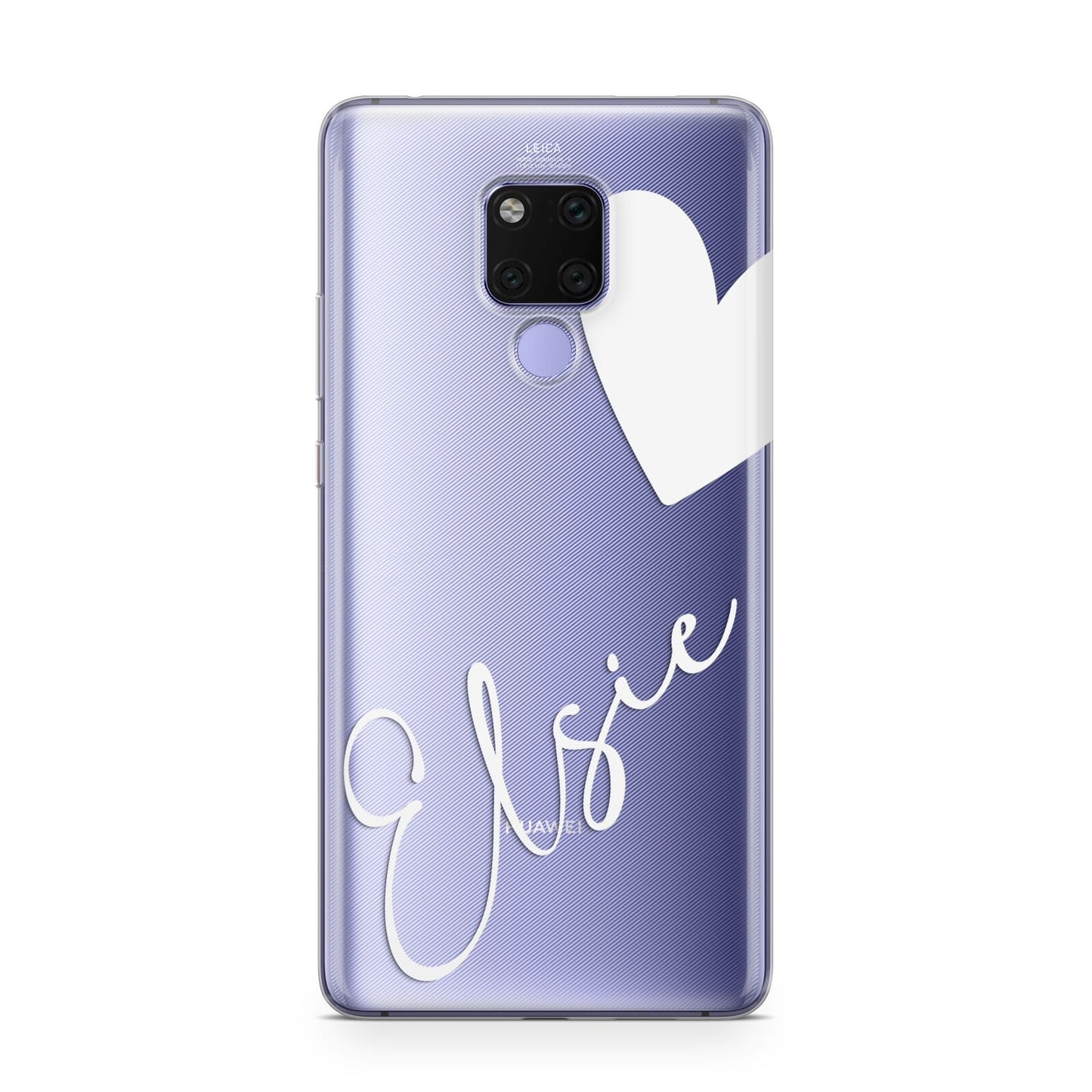 Custom Name Heart Huawei Mate 20X Phone Case