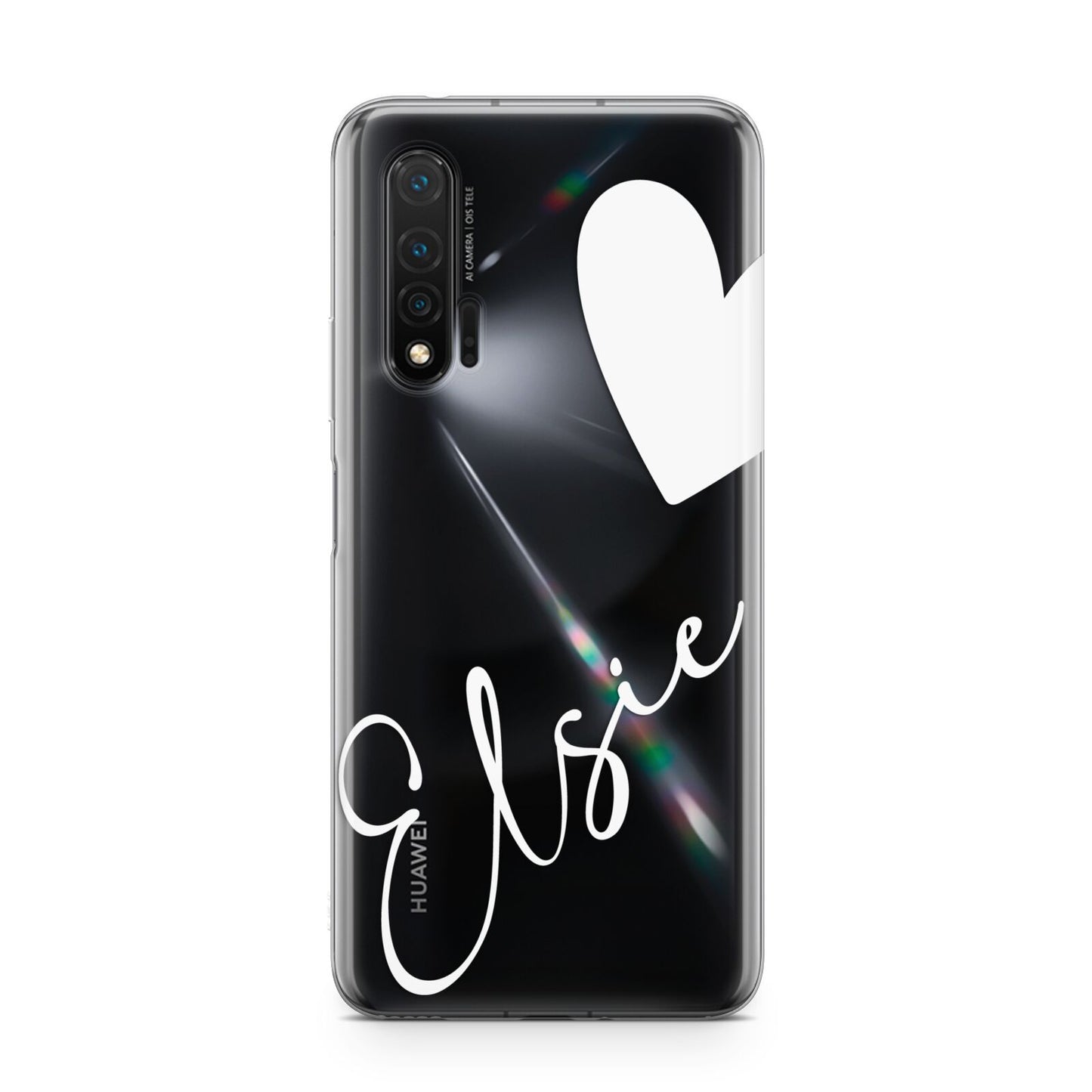 Custom Name Heart Huawei Nova 6 Phone Case