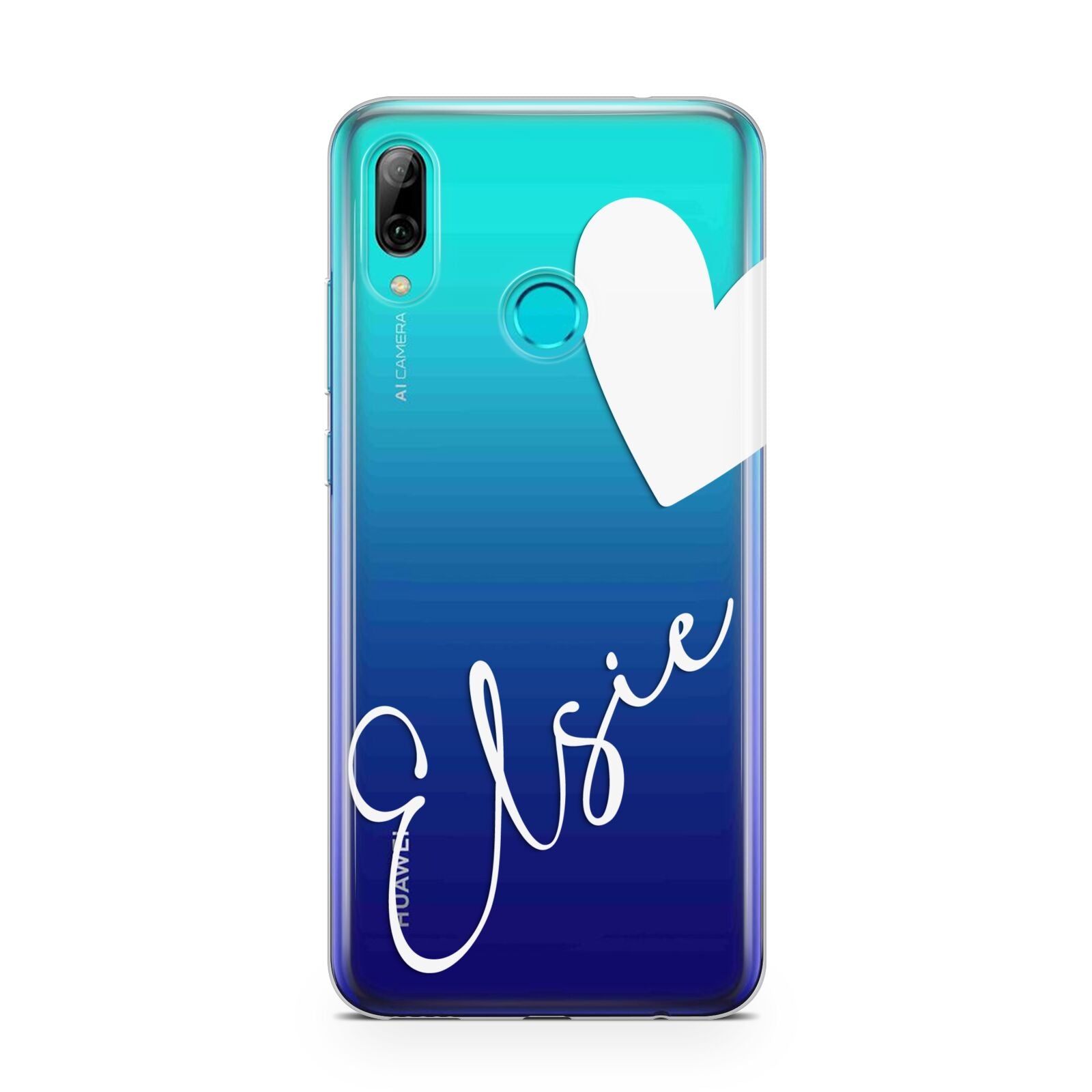 Custom Name Heart Huawei P Smart 2019 Case