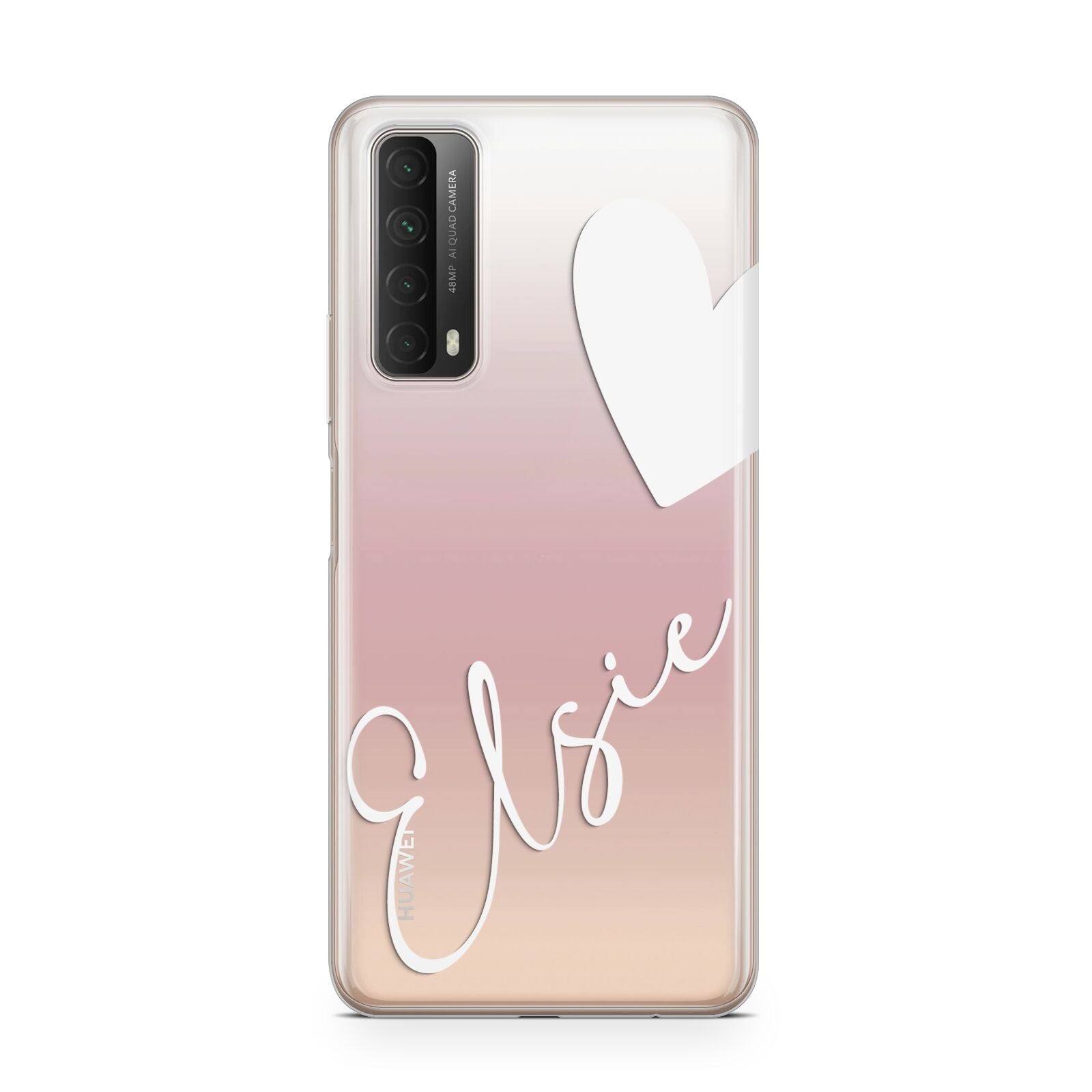 Custom Name Heart Huawei P Smart 2021