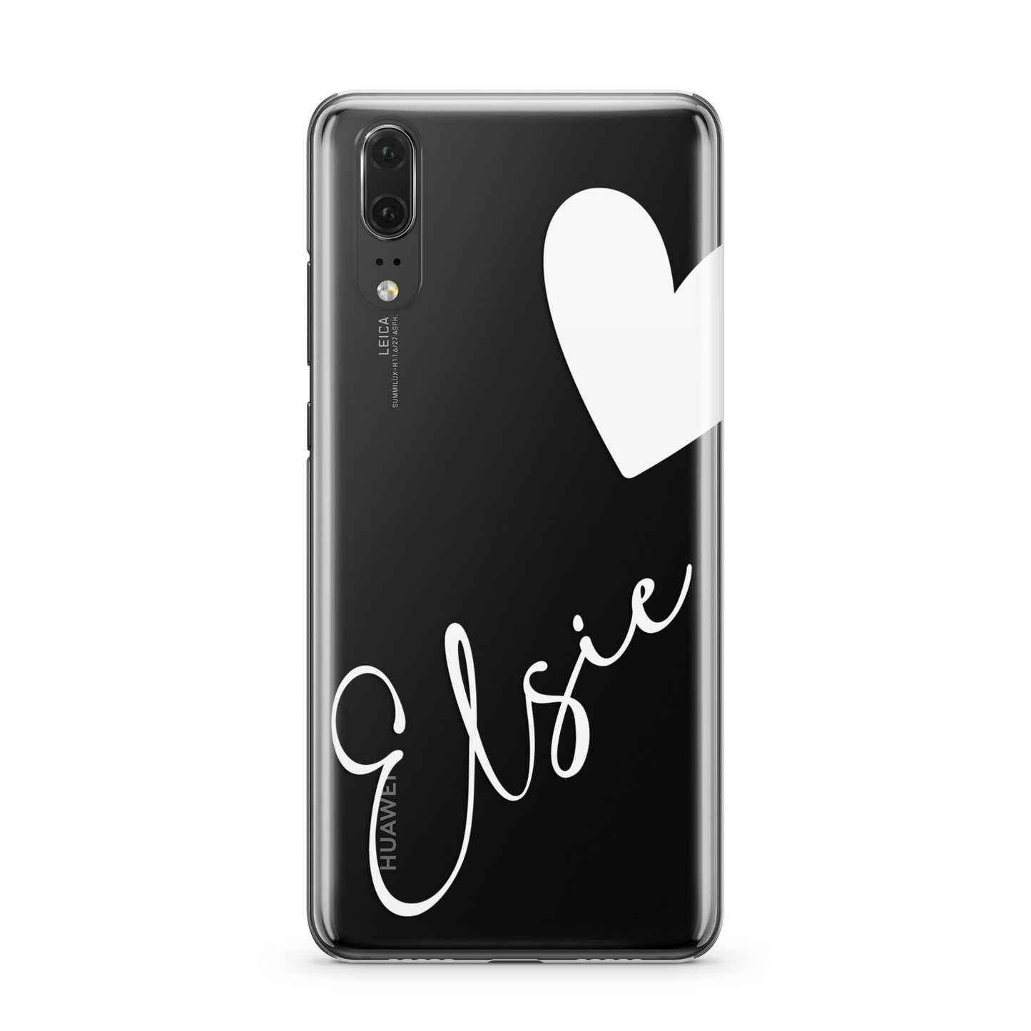 Custom Name Heart Huawei P20 Phone Case