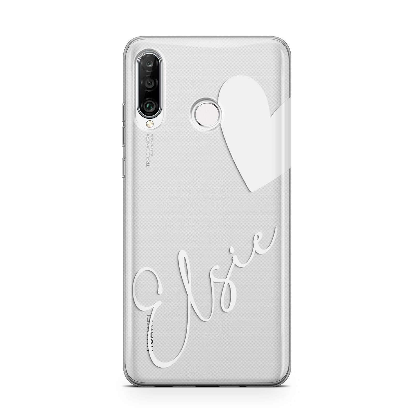 Custom Name Heart Huawei P30 Lite Phone Case