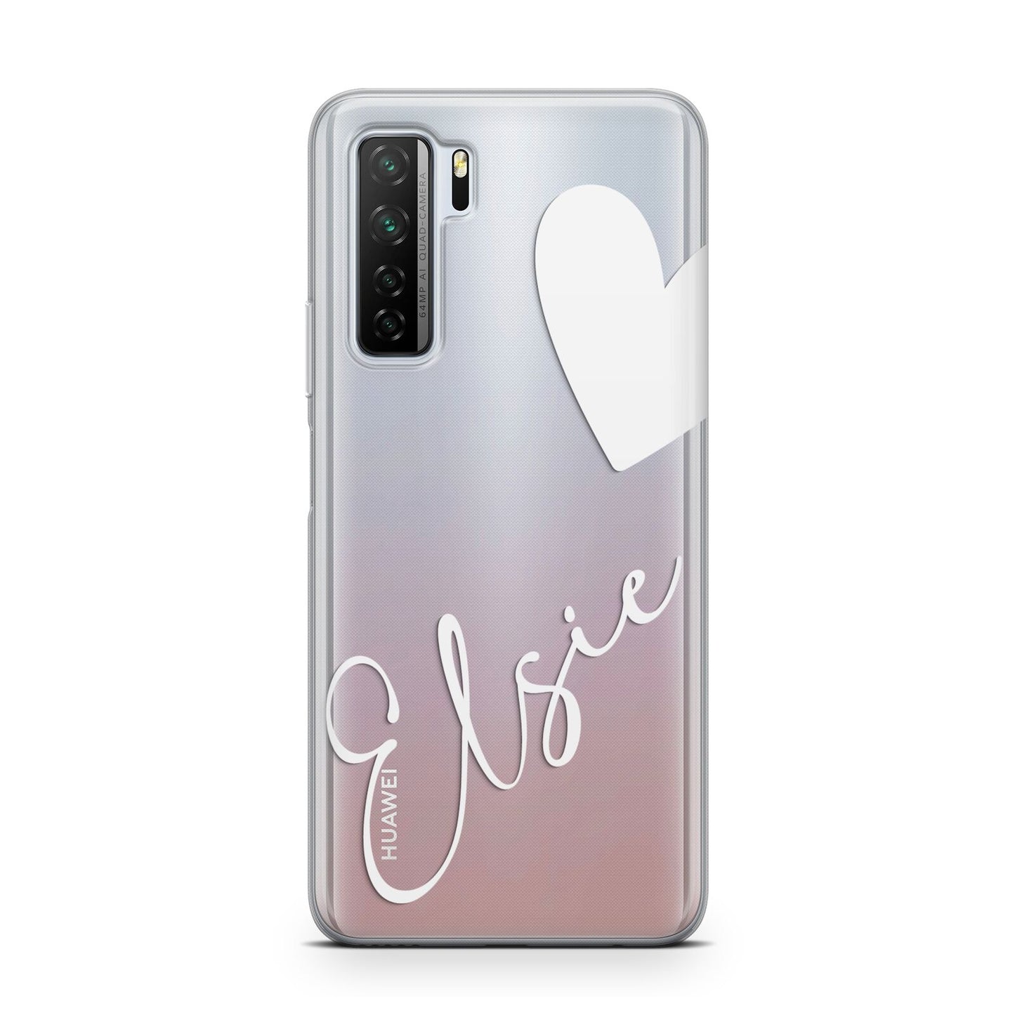 Custom Name Heart Huawei P40 Lite 5G Phone Case