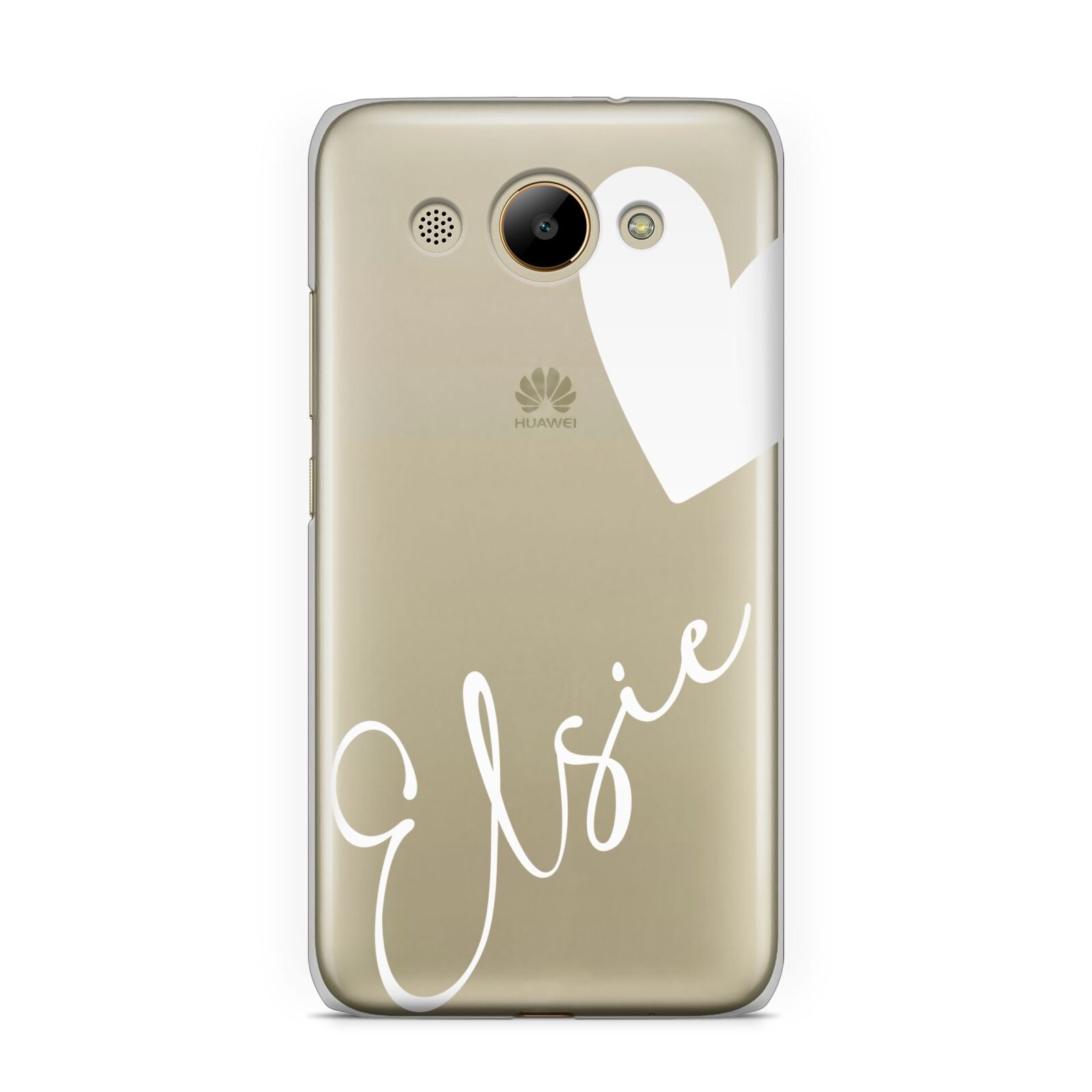 Custom Name Heart Huawei Y3 2017