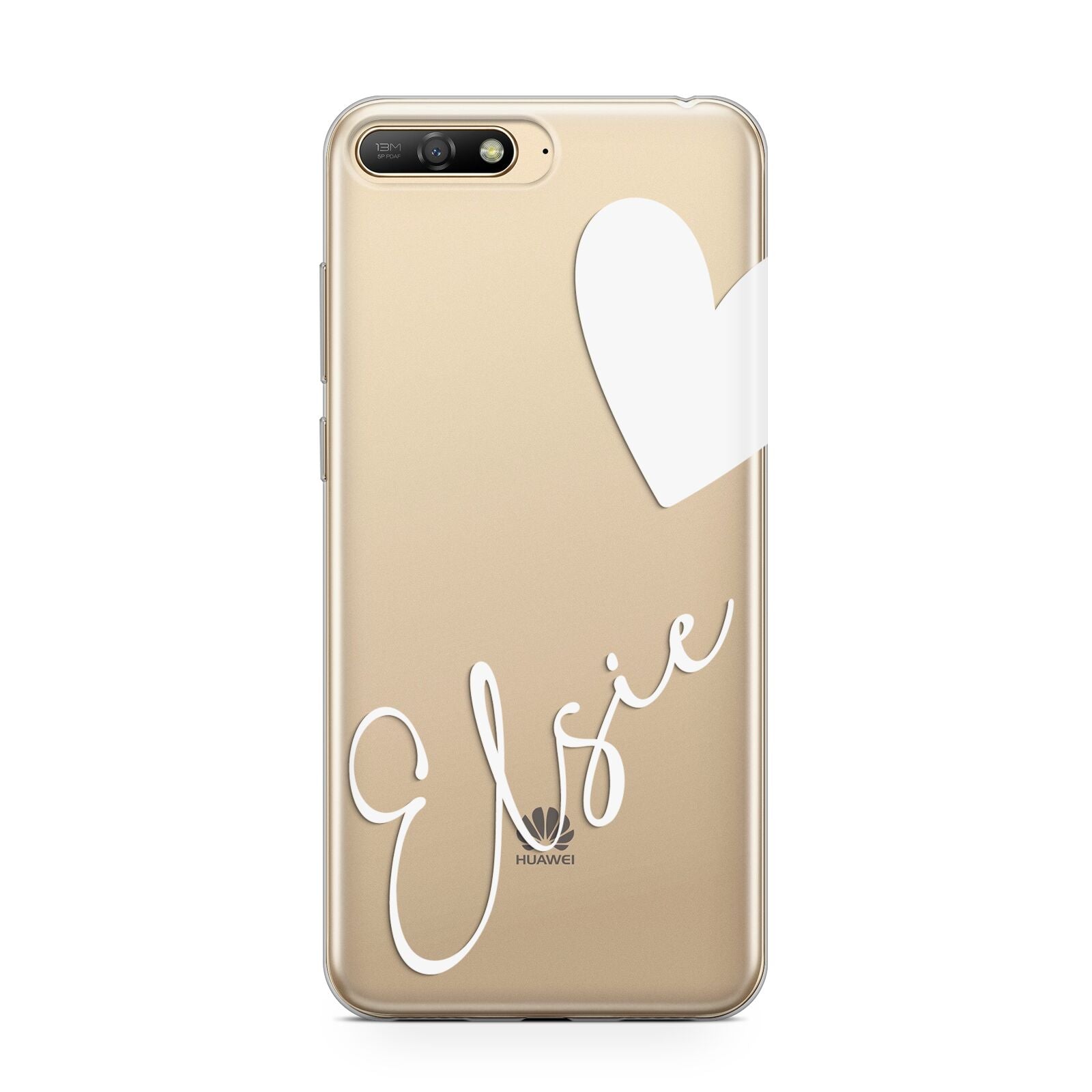 Custom Name Heart Huawei Y6 2018