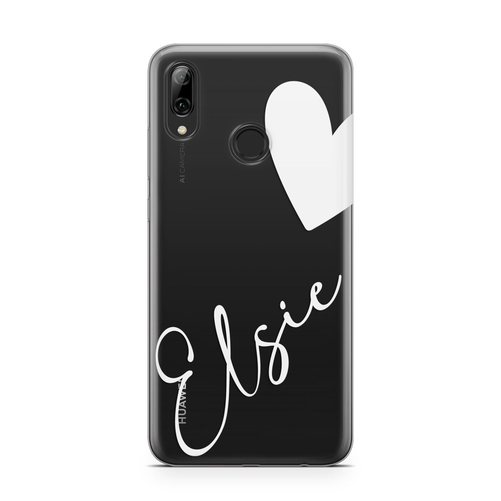 Custom Name Heart Huawei Y7 2019