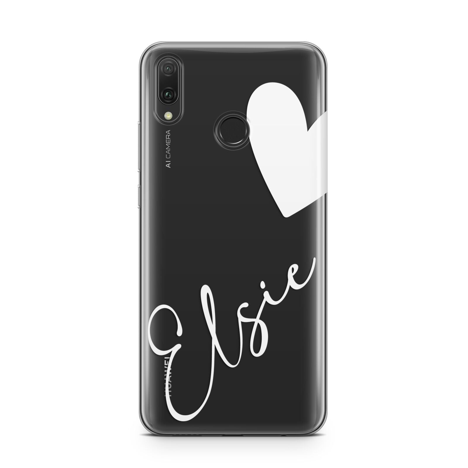 Custom Name Heart Huawei Y9 2019