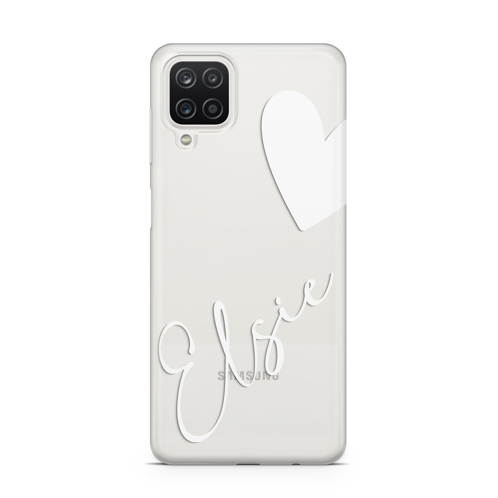 Custom Name Heart Samsung A12 Case