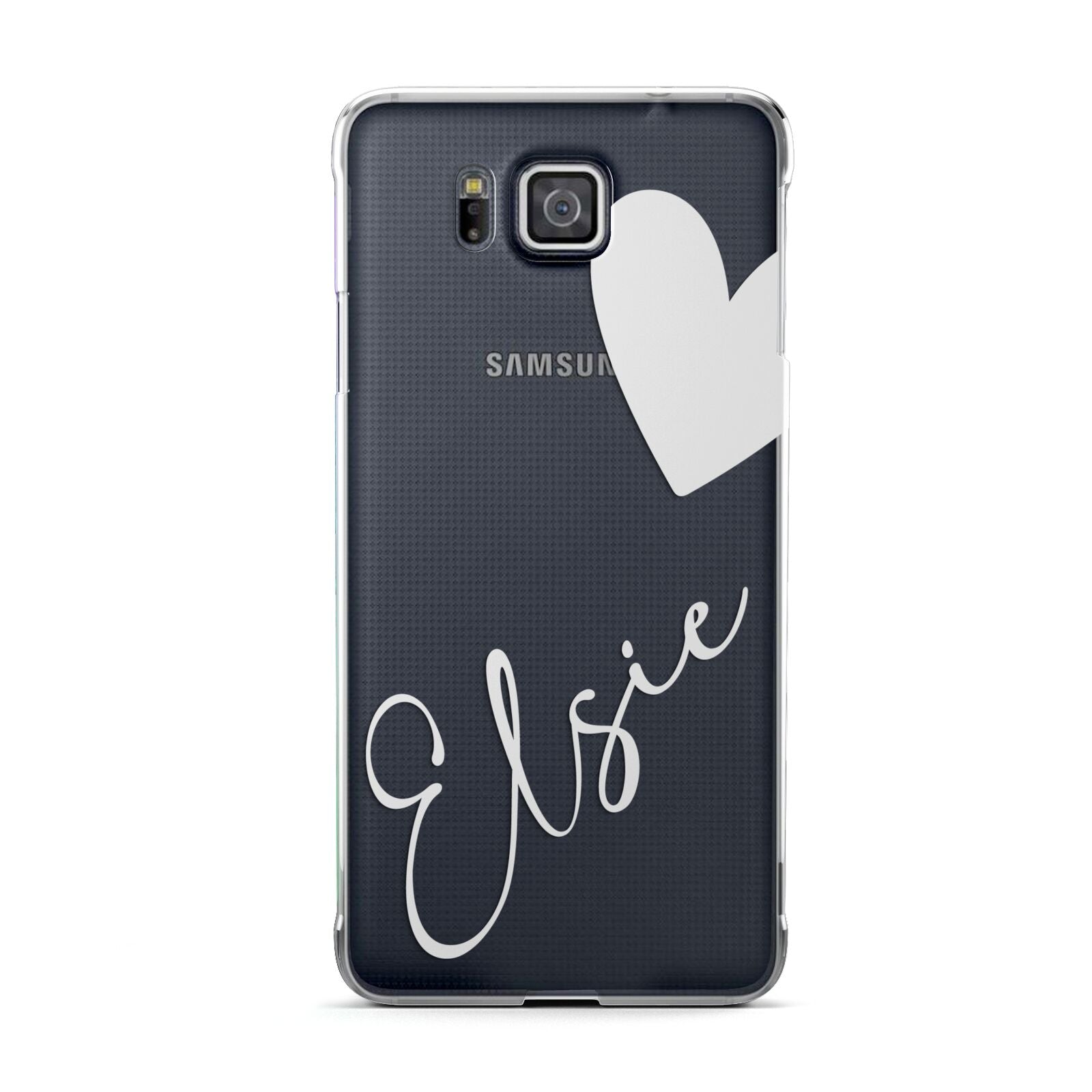 Custom Name Heart Samsung Galaxy Alpha Case