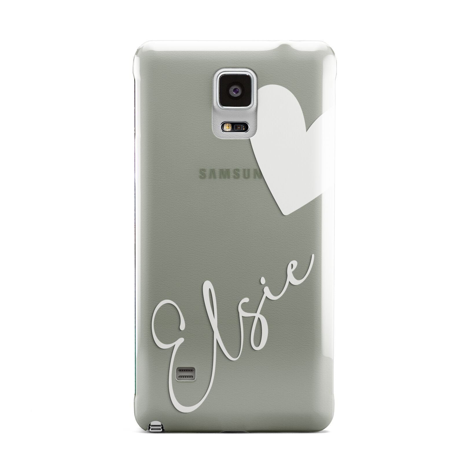 Custom Name Heart Samsung Galaxy Note 4 Case