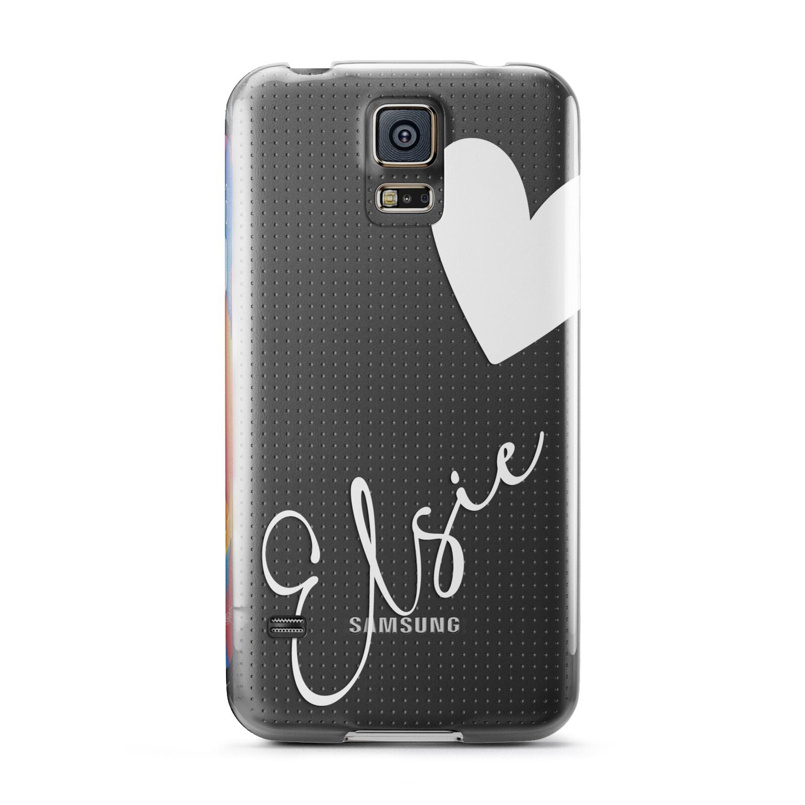 Custom Name Heart Samsung Galaxy S5 Case