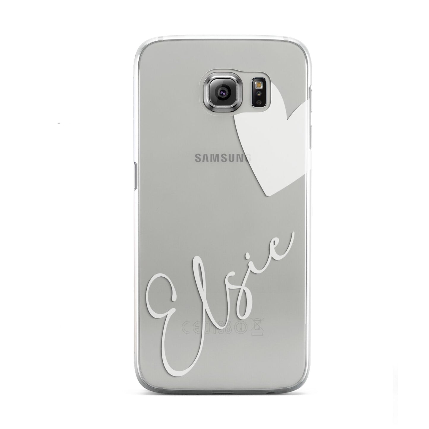 Custom Name Heart Samsung Galaxy S6 Case