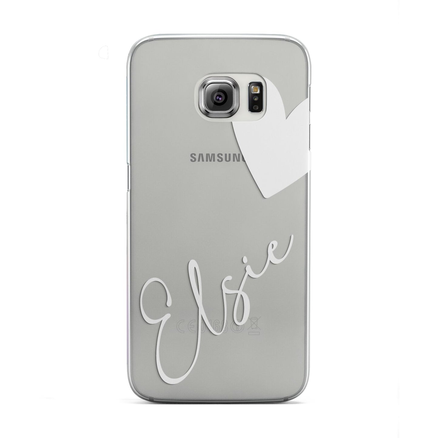 Custom Name Heart Samsung Galaxy S6 Edge Case