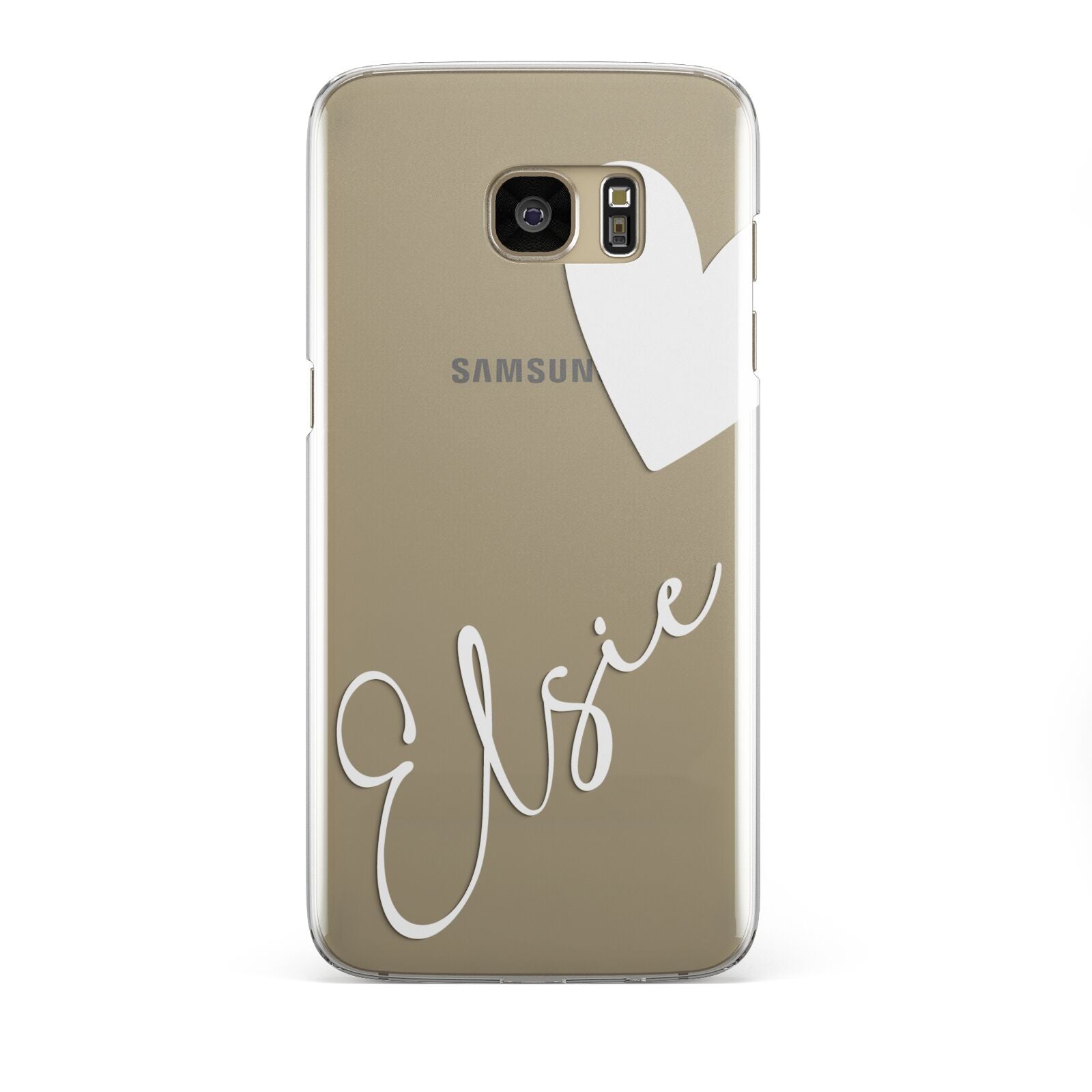 Custom Name Heart Samsung Galaxy S7 Edge Case