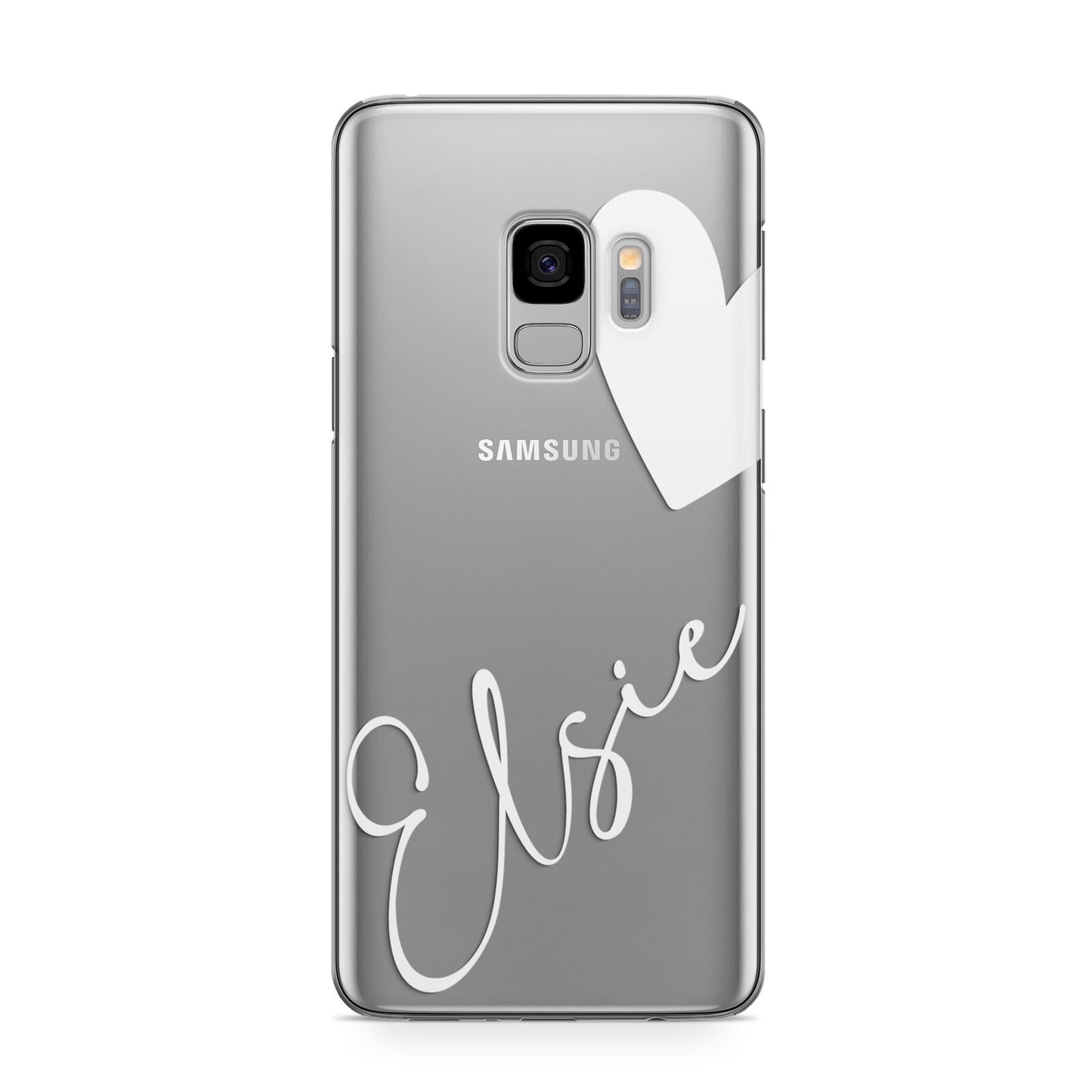 Custom Name Heart Samsung Galaxy S9 Case