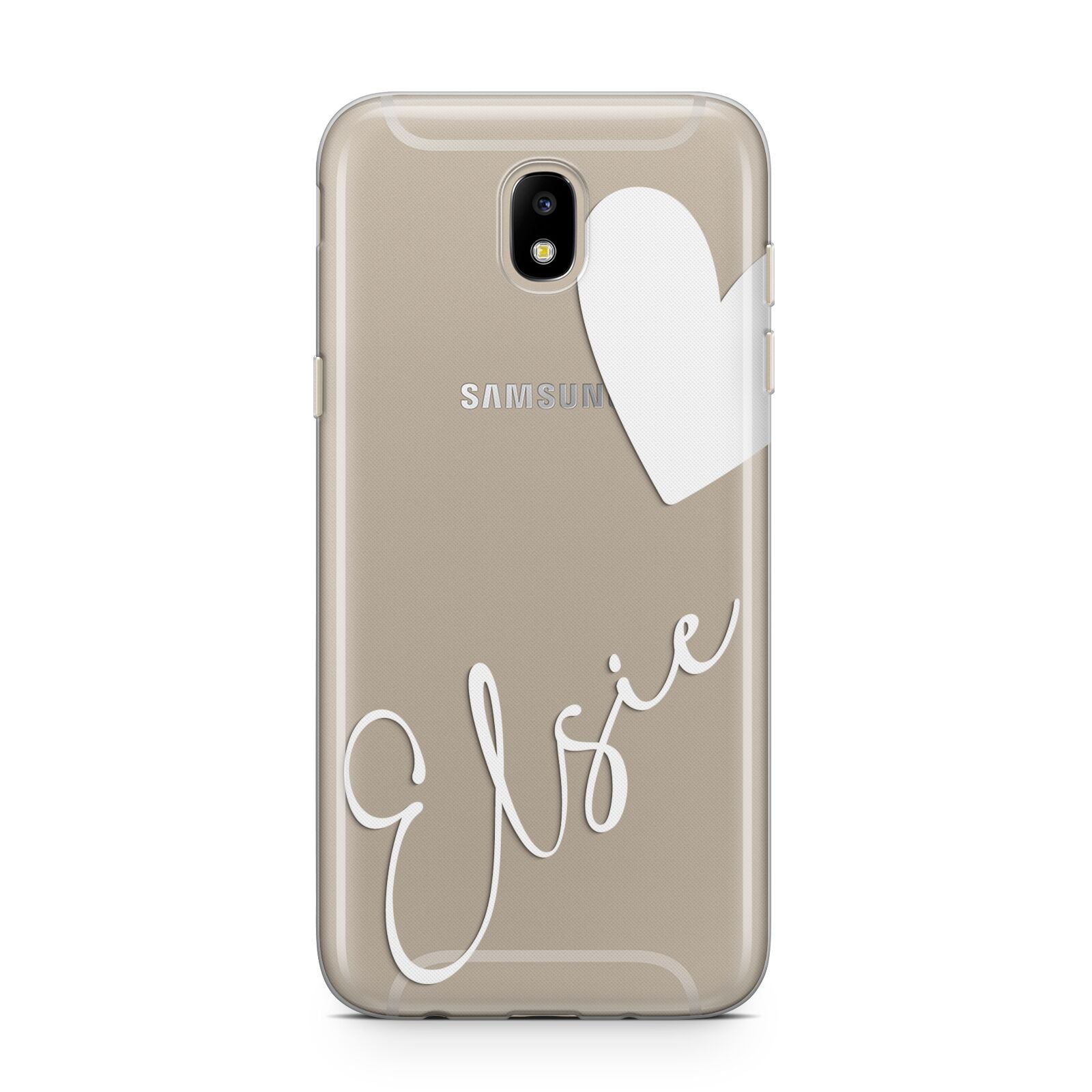 Custom Name Heart Samsung J5 2017 Case