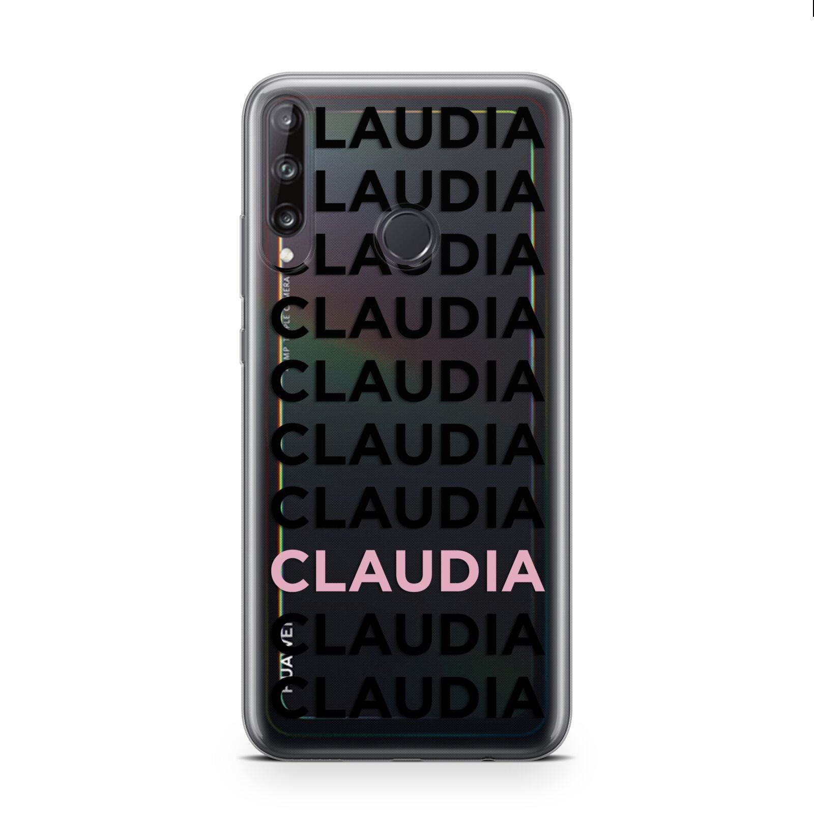 Custom Name Repeat Huawei P40 Lite E Phone Case