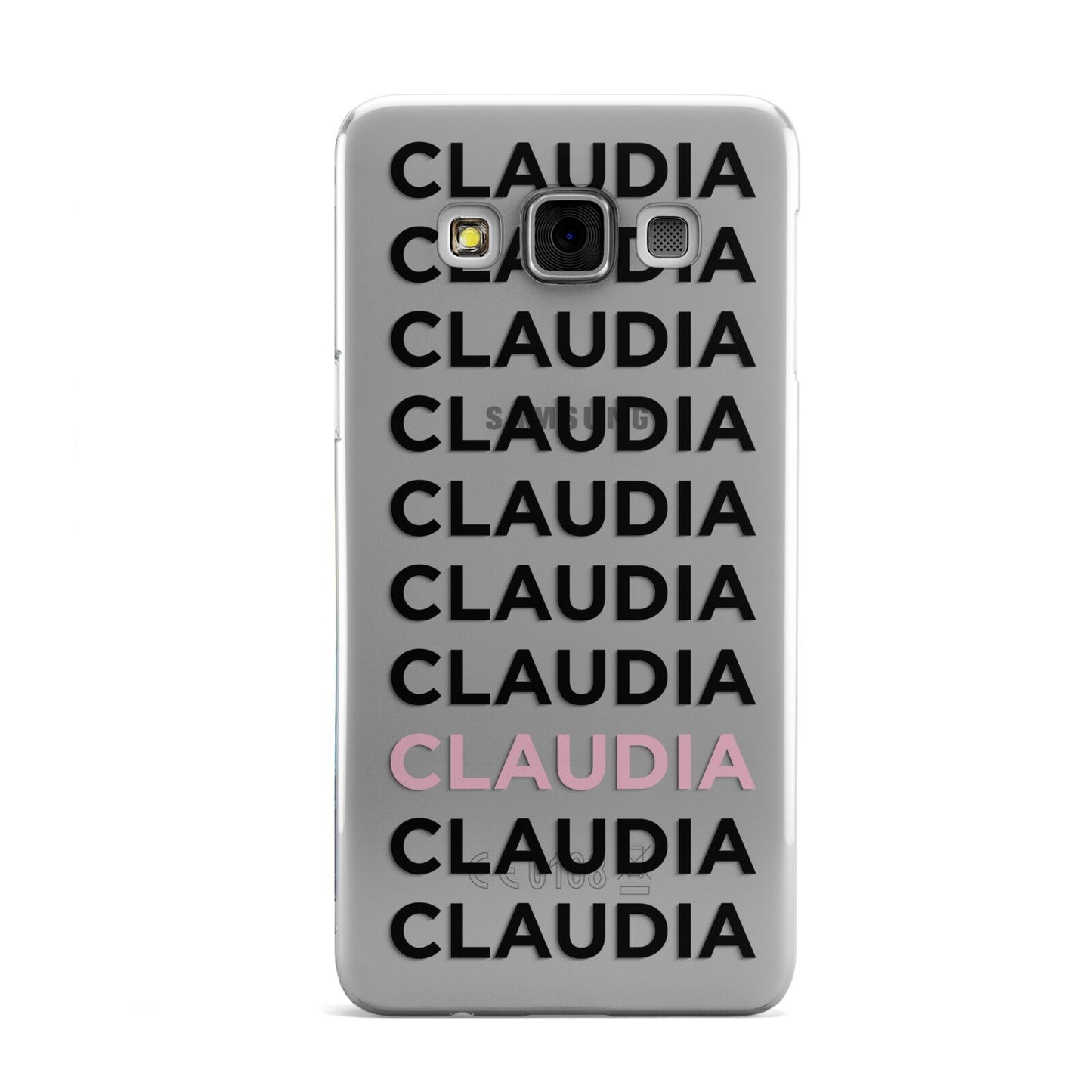 Custom Name Repeat Samsung Galaxy A3 Case