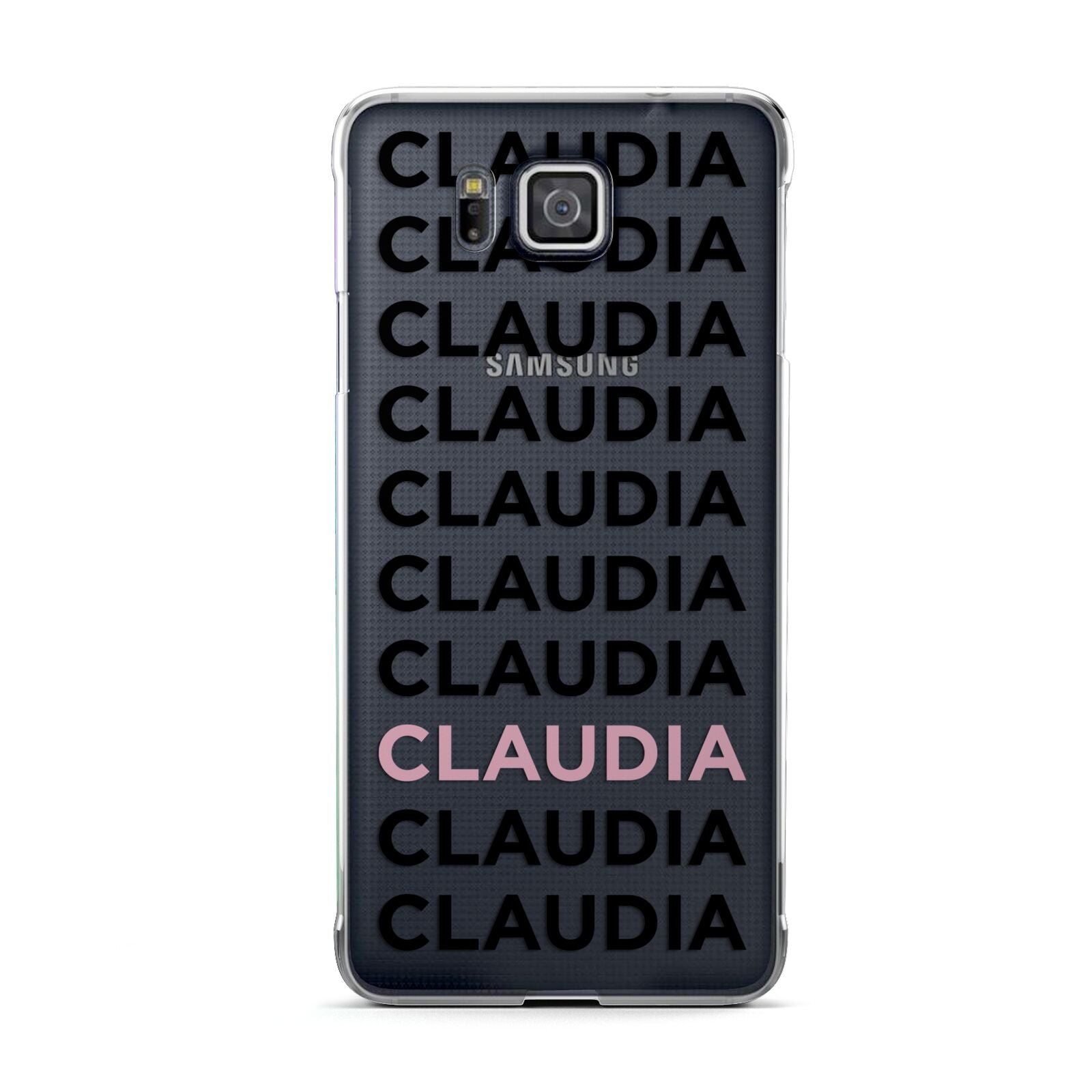 Custom Name Repeat Samsung Galaxy Alpha Case