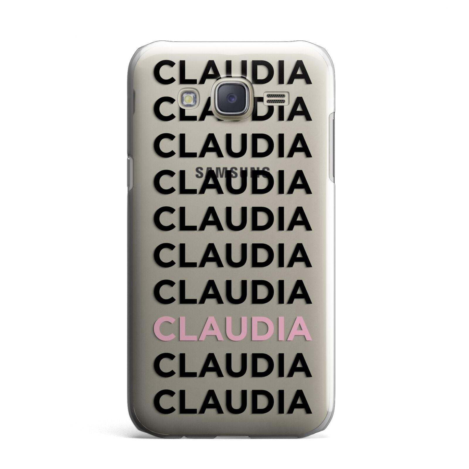 Custom Name Repeat Samsung Galaxy J7 Case